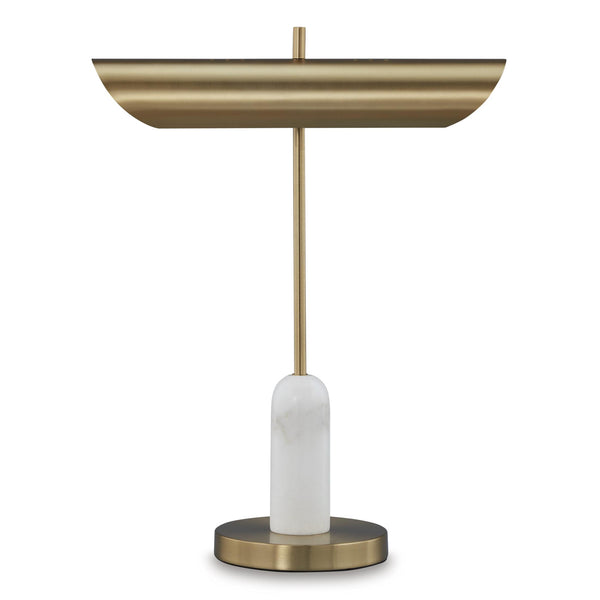 Signature Design by Ashley Rowleigh L734392 Marble Desk Lamp