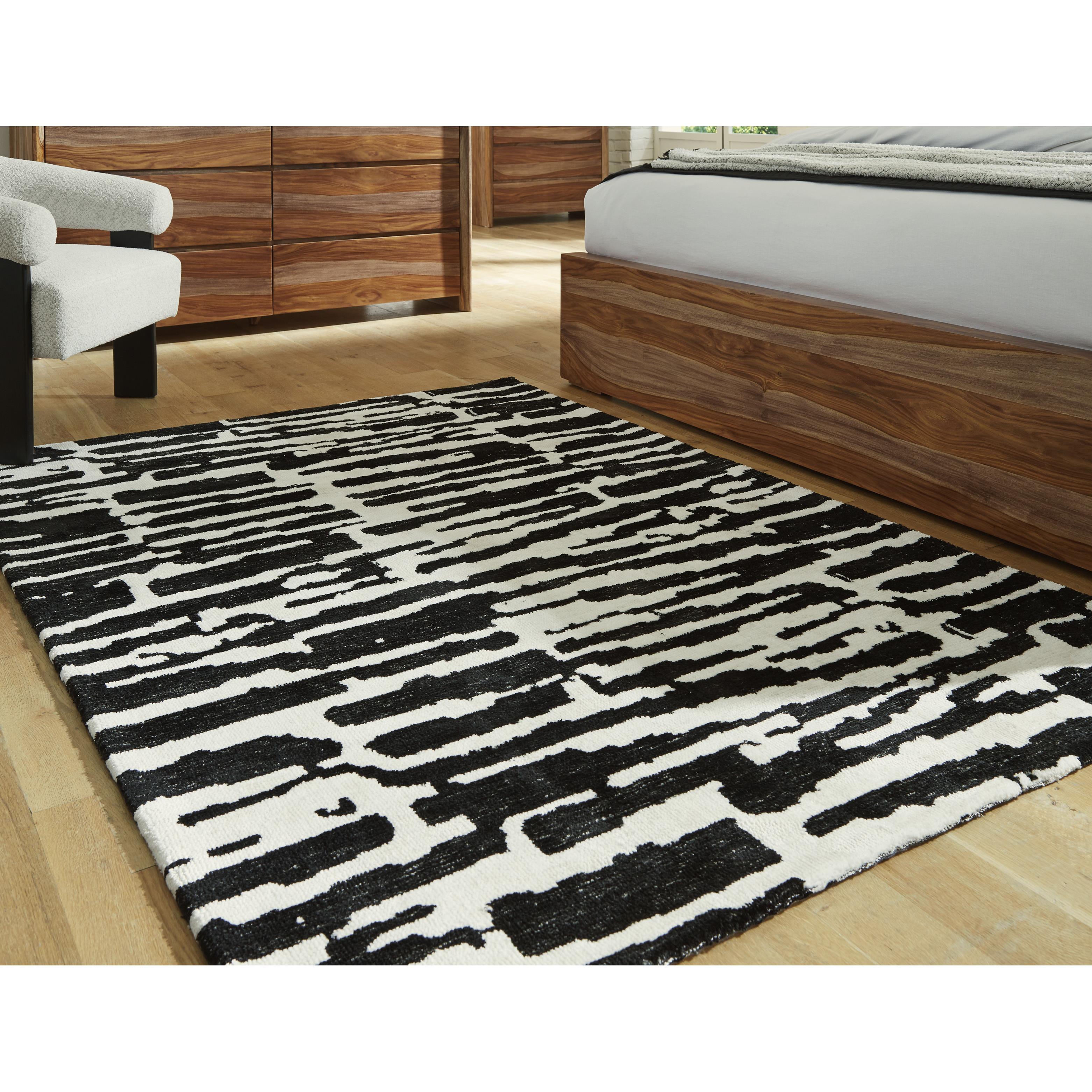  Size_5'2" x 6'9" --  Signature Design by Ashley Bramshaw Rug IMAGE 2