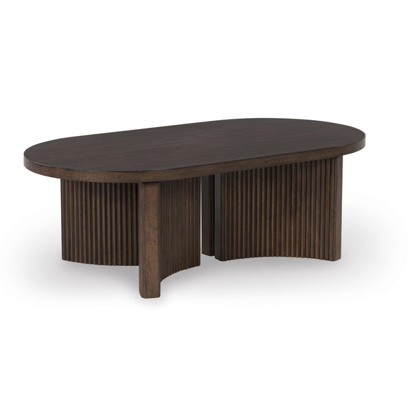 Signature Design by Ashley Korestone T689-0 Oval Cocktail Table