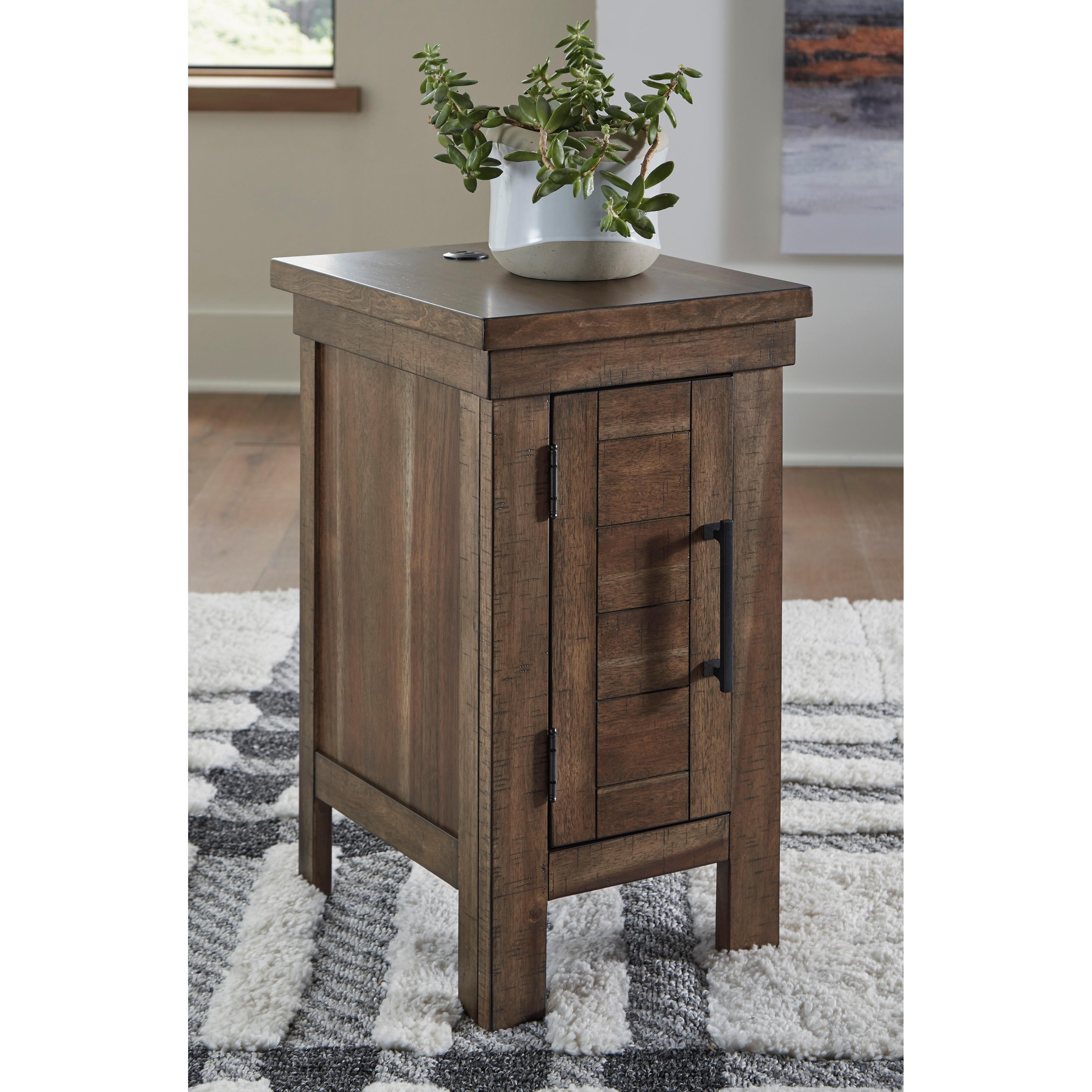  Signature Design by Ashley Moriville T731T2 Lift-top Coffee Table and 2 Chairside End Tables IMAGE 5