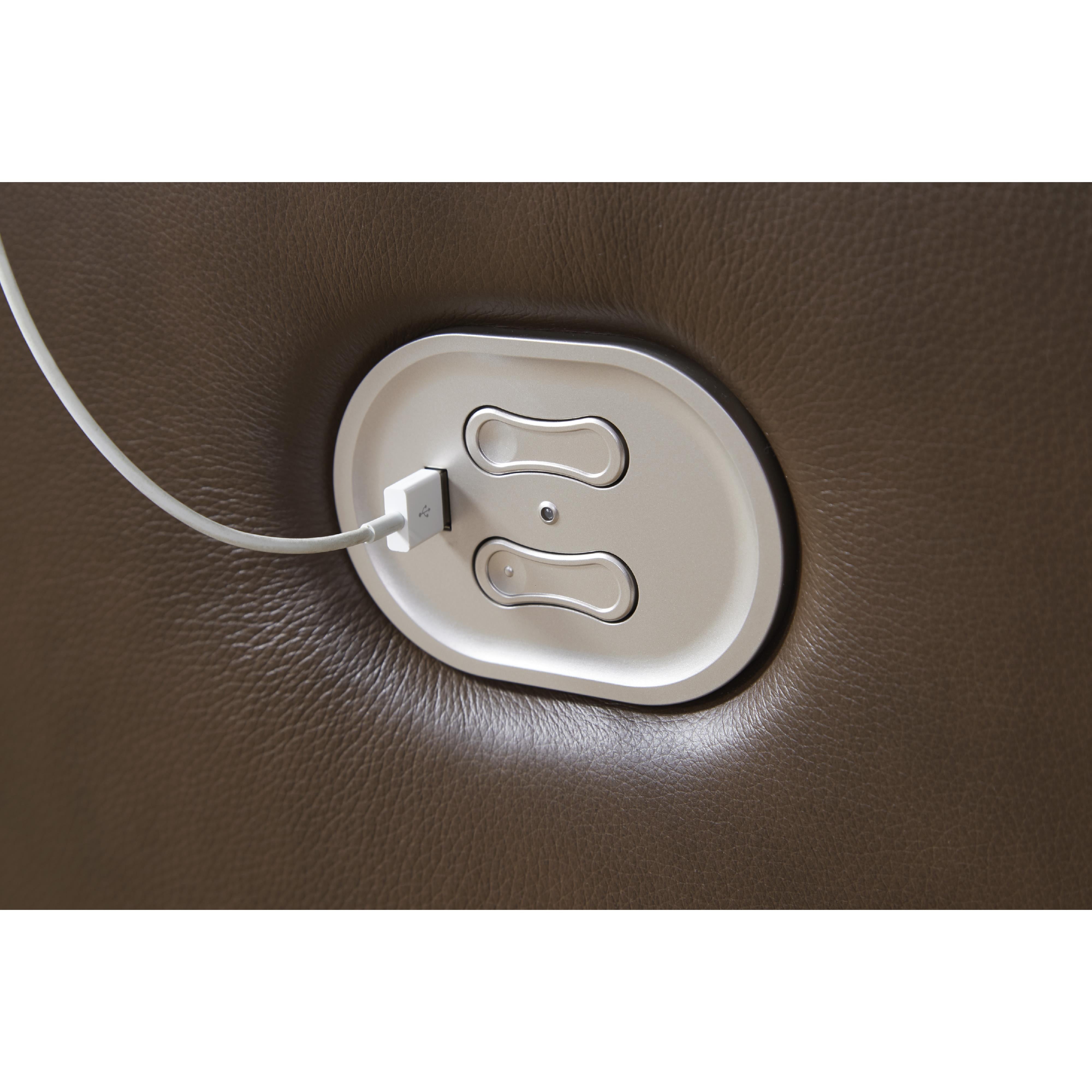  Signature Design by Ashley VonRyan U1040018 Power Reclining Loveseat with Console and Adjustable Headrest IMAGE 5