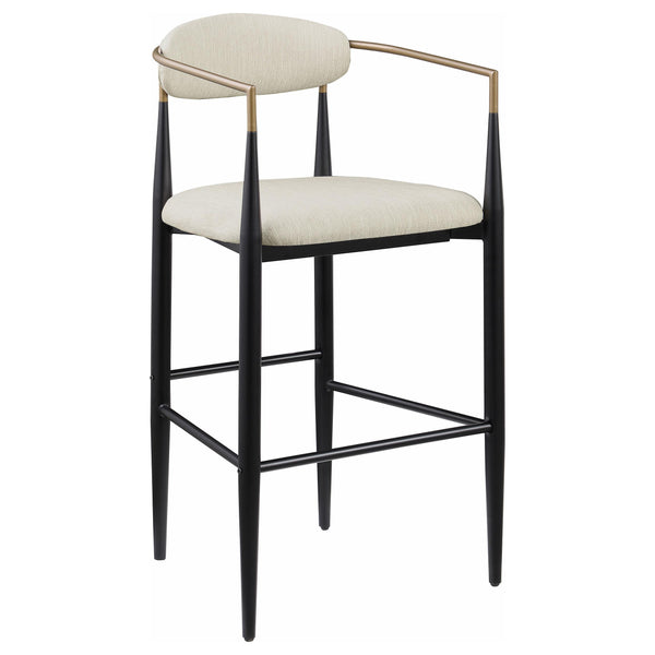 Coaster Furniture Tina 121187 Fabric Upholstered Bar Chair - Beige