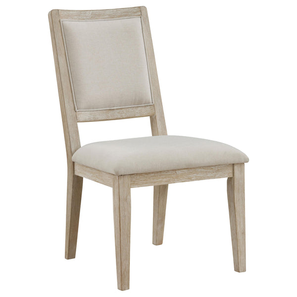 Coaster Furniture Trofello 123122 Cushioned Dining Side Chair - White Washed