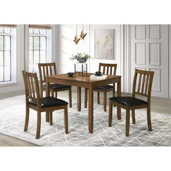 Coaster Furniture Parkwood 150400 5-piece Square Dining Table Set - Honey Brown