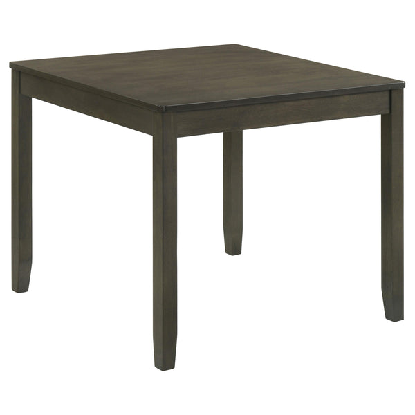 Coaster Furniture Parkwood 150410 5-piece Square Dining Table Set - Charcoal