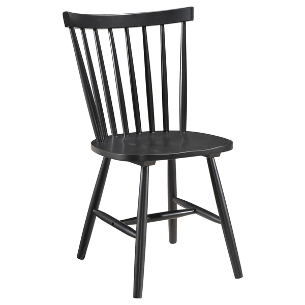 Coaster Furniture Hollyoak 183042 Windsor Wood Dining Side Chair - Black