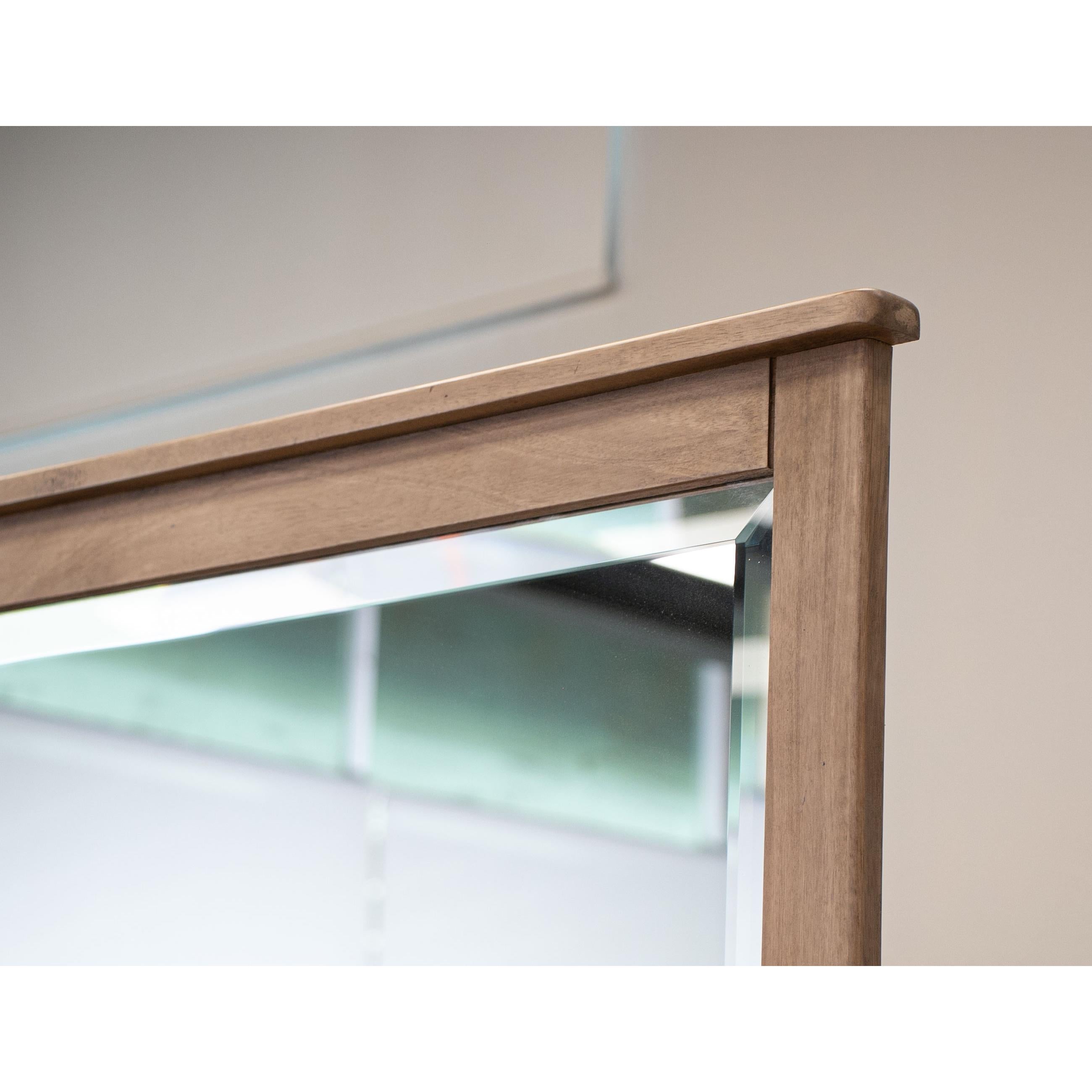  International Furniture Direct Natural Parota IFD8681MIR Mirror - Brown cappuccino/Natural Parota IMAGE 3