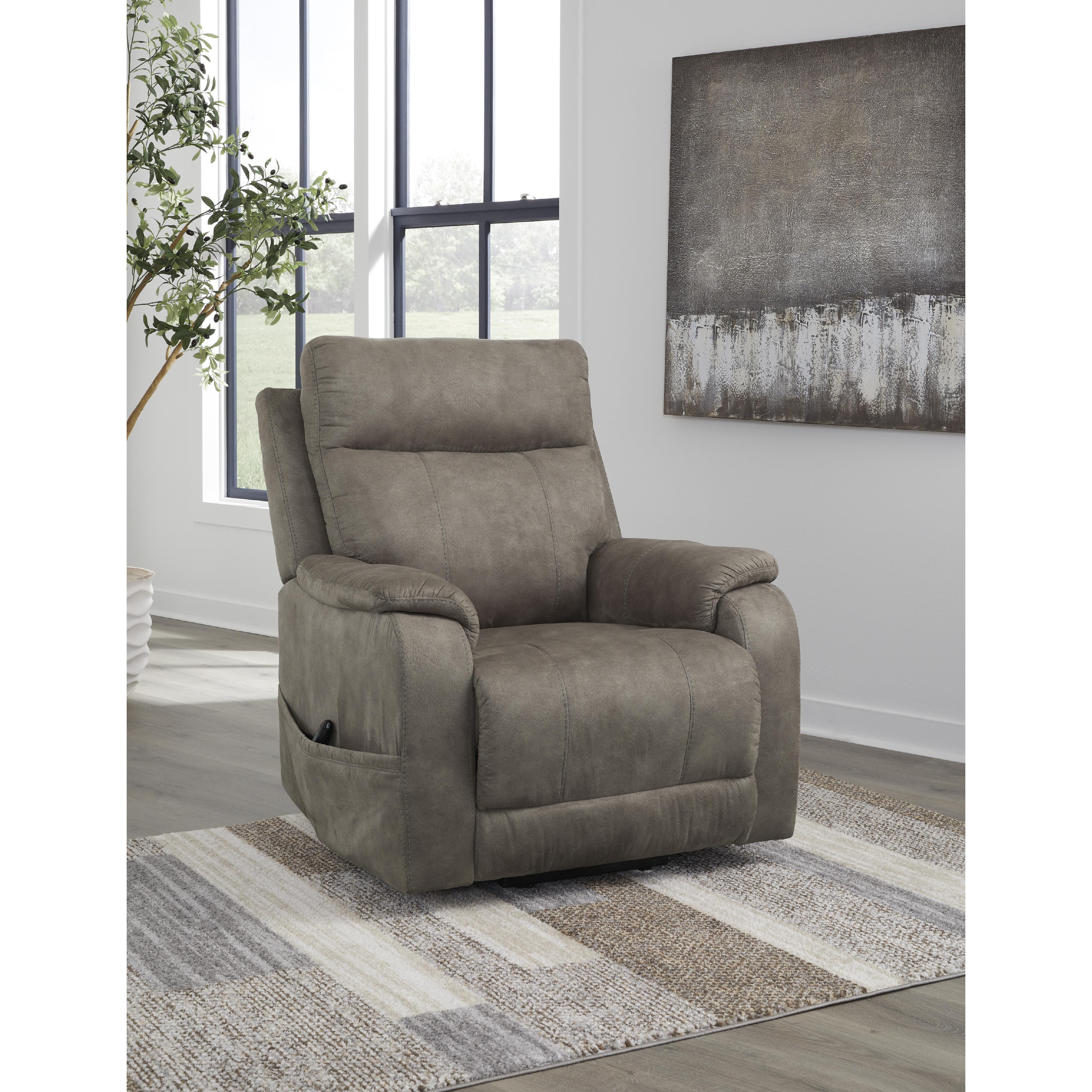  Signature Design by Ashley Crestmeade 1350312 Power Lift Recliner IMAGE 7