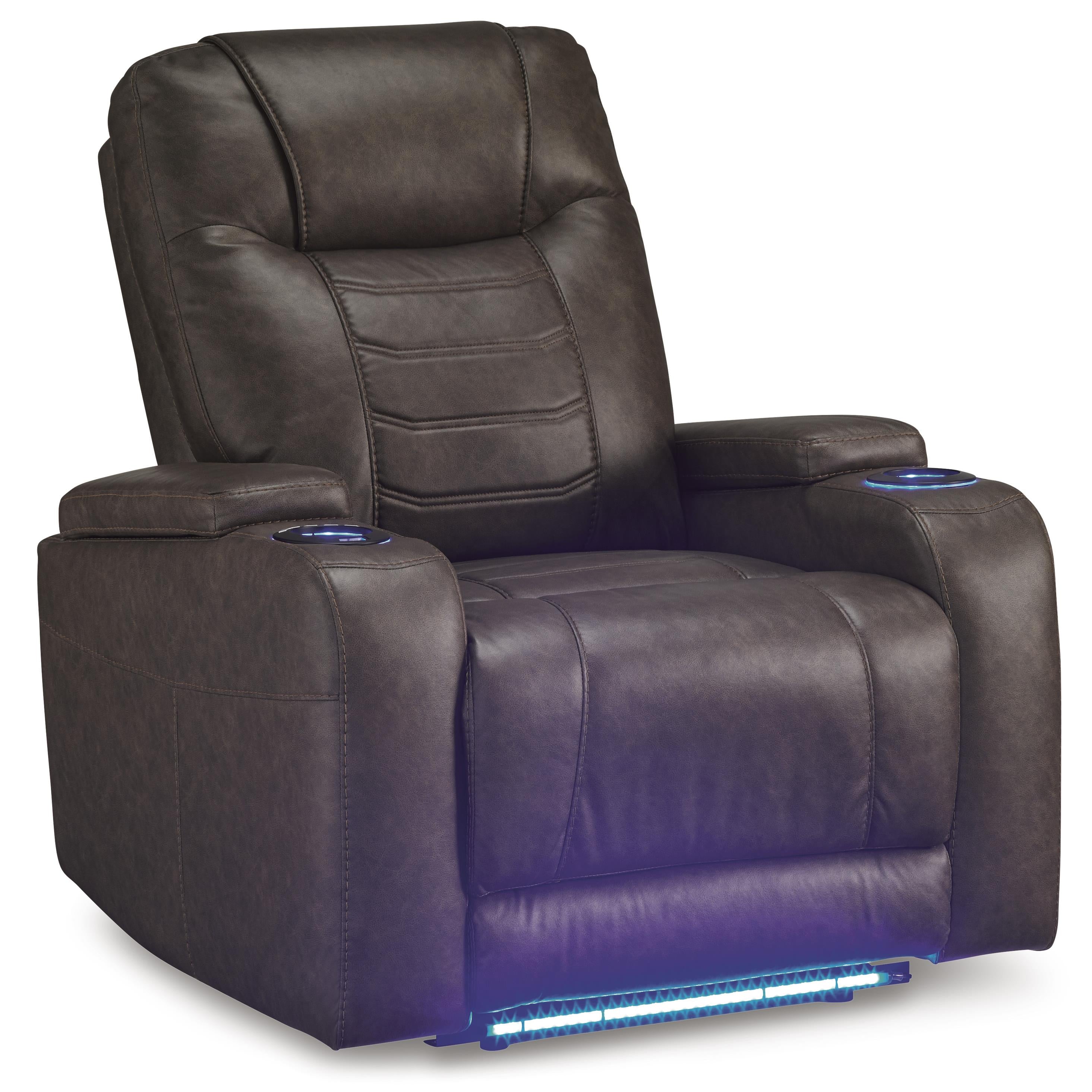  Manufacturer Color_Umber --  Schooner Rocks 1610413 Power Recliner with Adjustable Headrest IMAGE 1