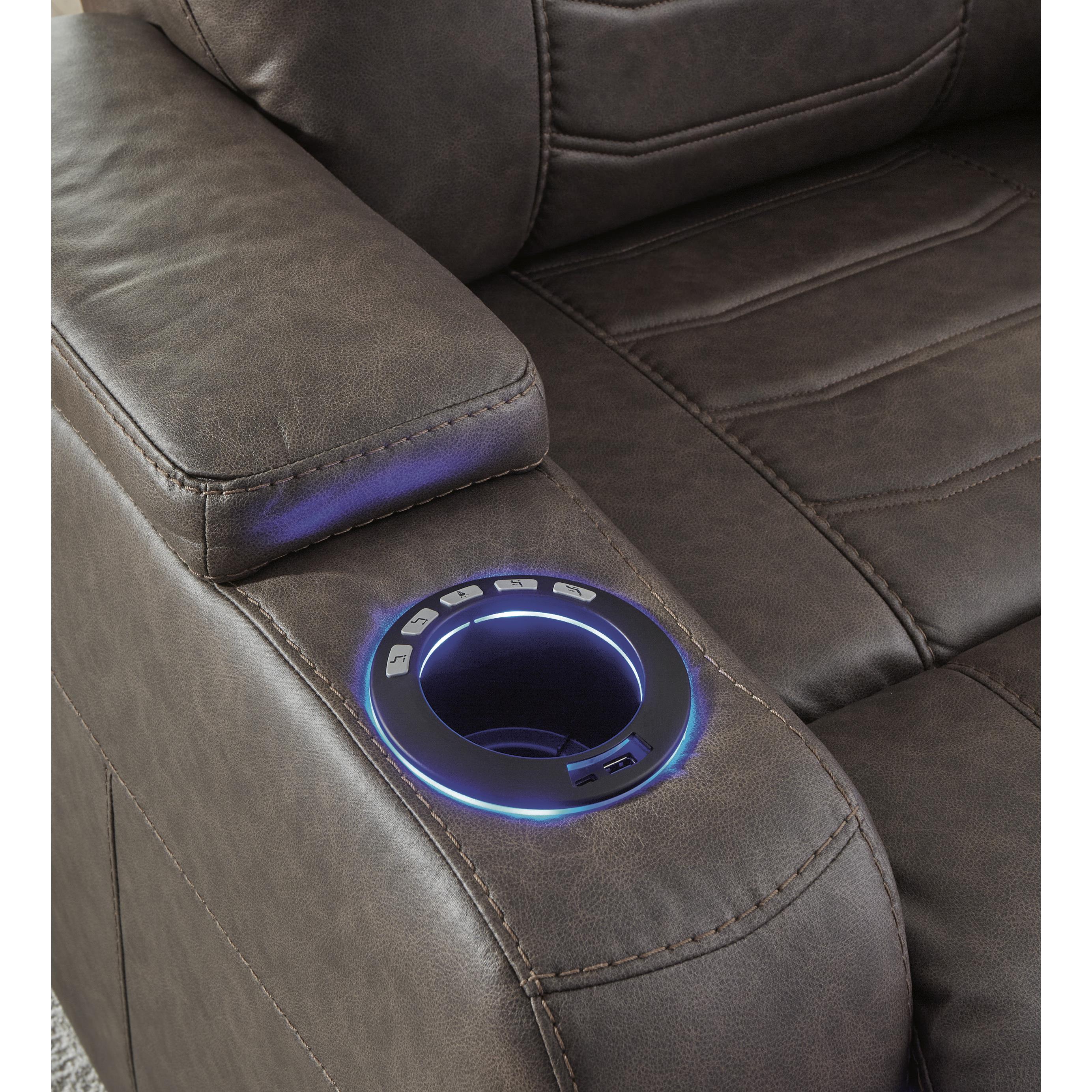  Manufacturer Color_Umber --  Schooner Rocks 1610413 Power Recliner with Adjustable Headrest IMAGE 12