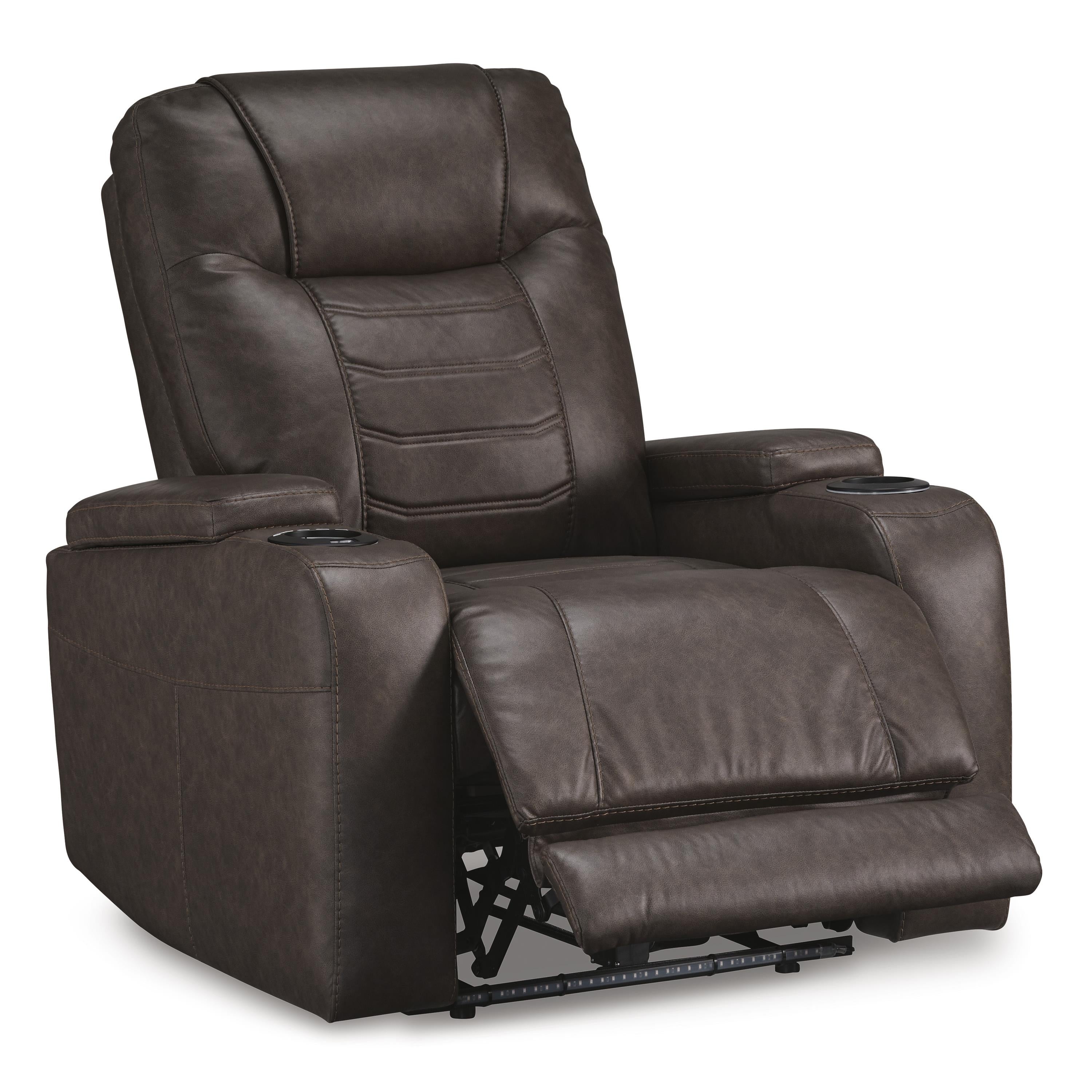  Manufacturer Color_Umber --  Schooner Rocks 1610413 Power Recliner with Adjustable Headrest IMAGE 2