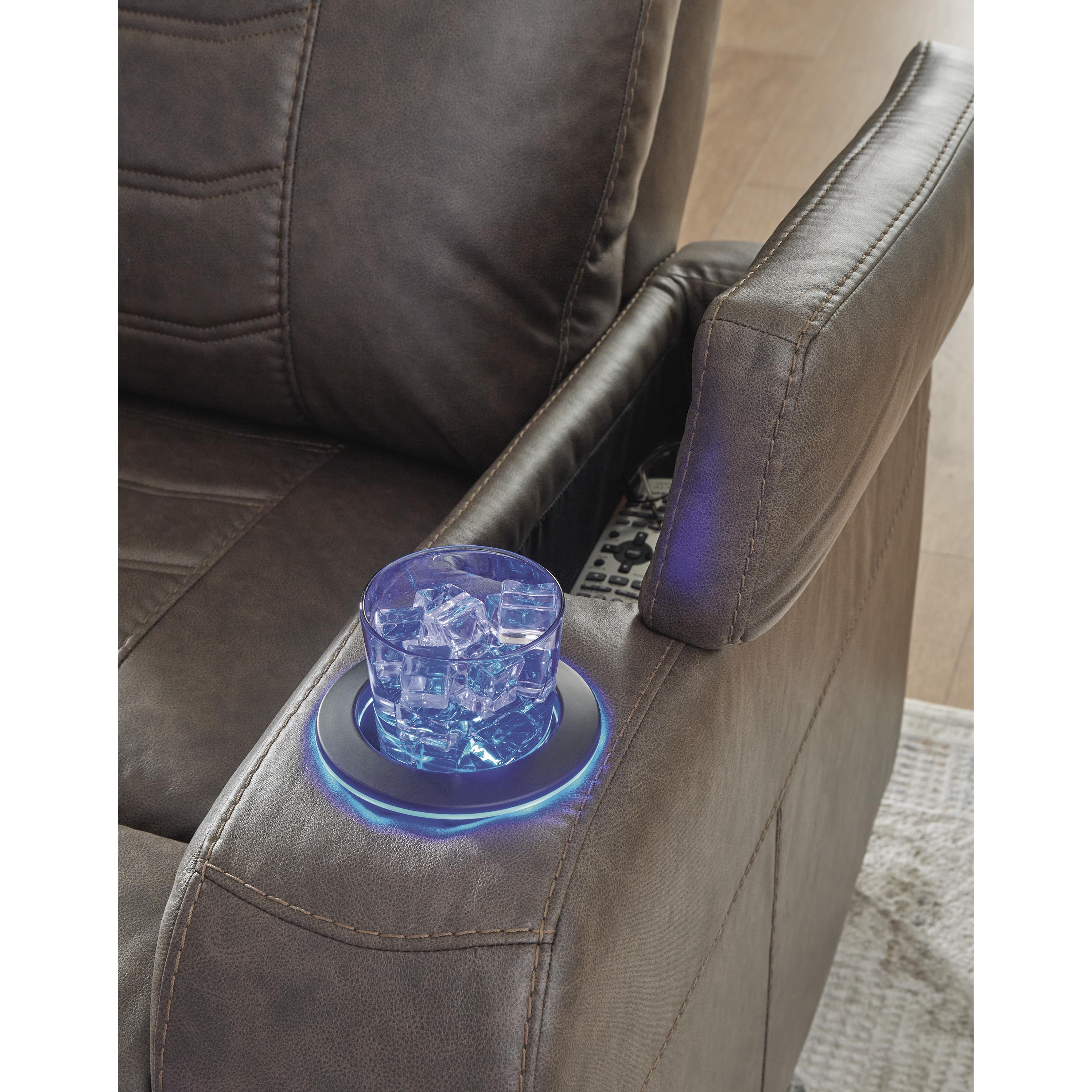  Manufacturer Color_Umber --  Schooner Rocks 1610413 Power Recliner with Adjustable Headrest IMAGE 9