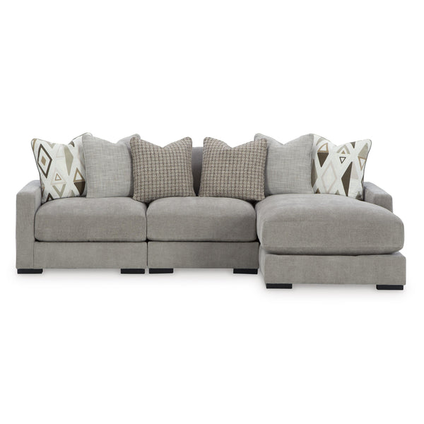 Benchcraft Aslan Court 20305S4 3 pc Sofa Sectional with Chaise