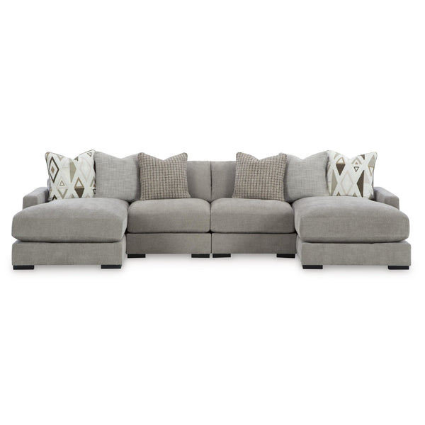 Benchcraft Aslan Court 20305S5 4 pc Sofa Pit Sectional