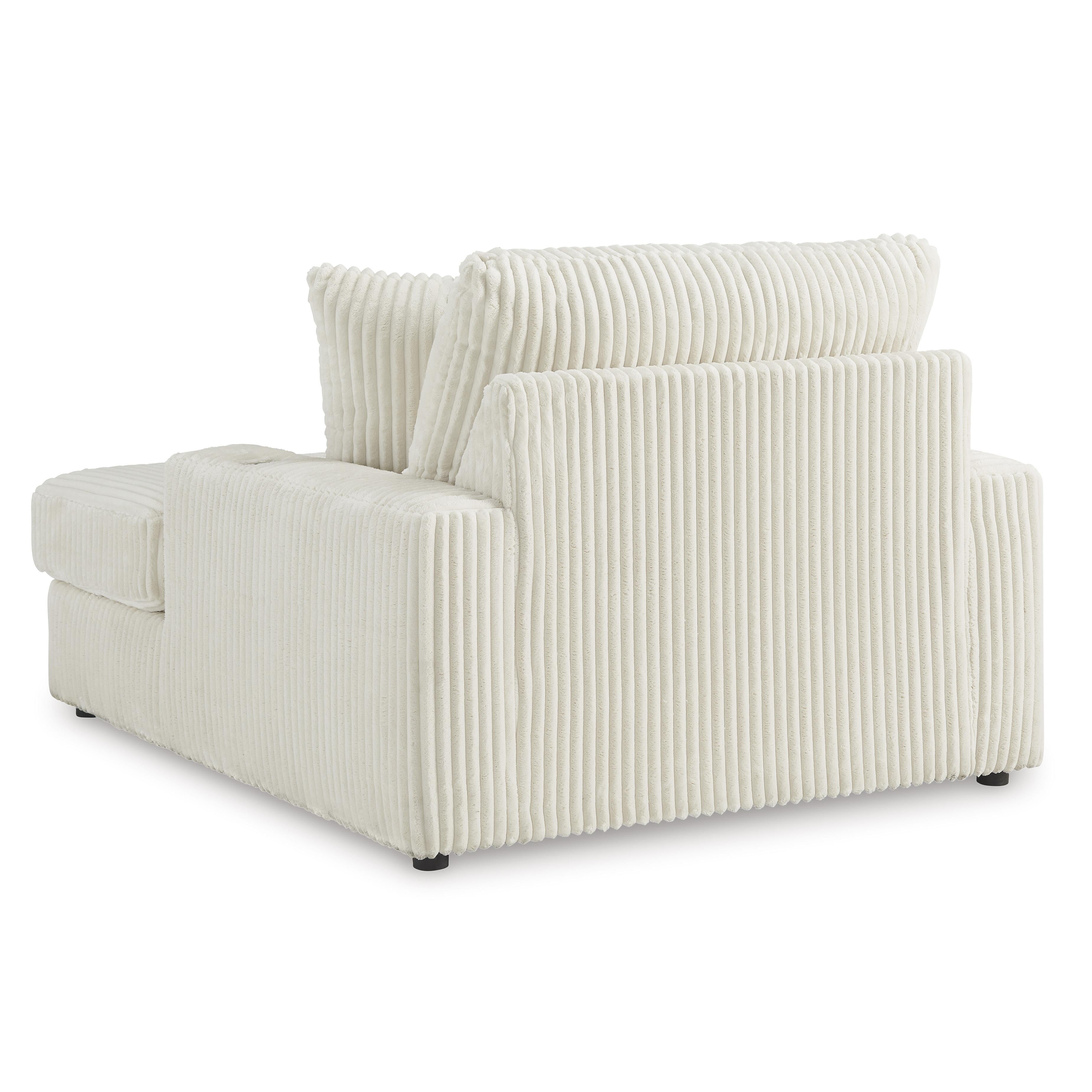  Manufacturer Color_Ivory --  Signature Design by Ashley Lindyn Fabric Chaise IMAGE 4