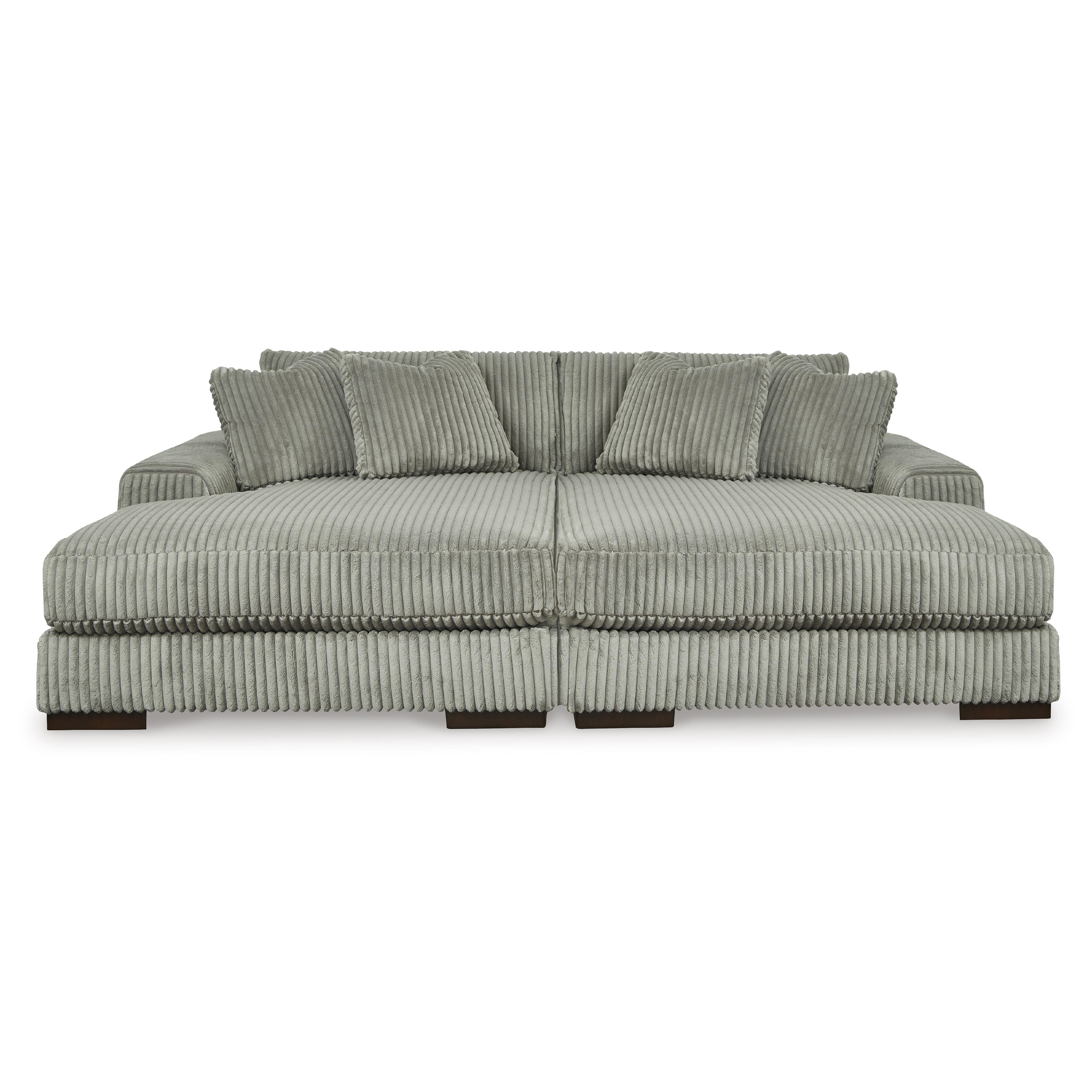 Manufacturer Color_Fog --  Signature Design by Ashley Lindyn Fabric Chaise IMAGE 1