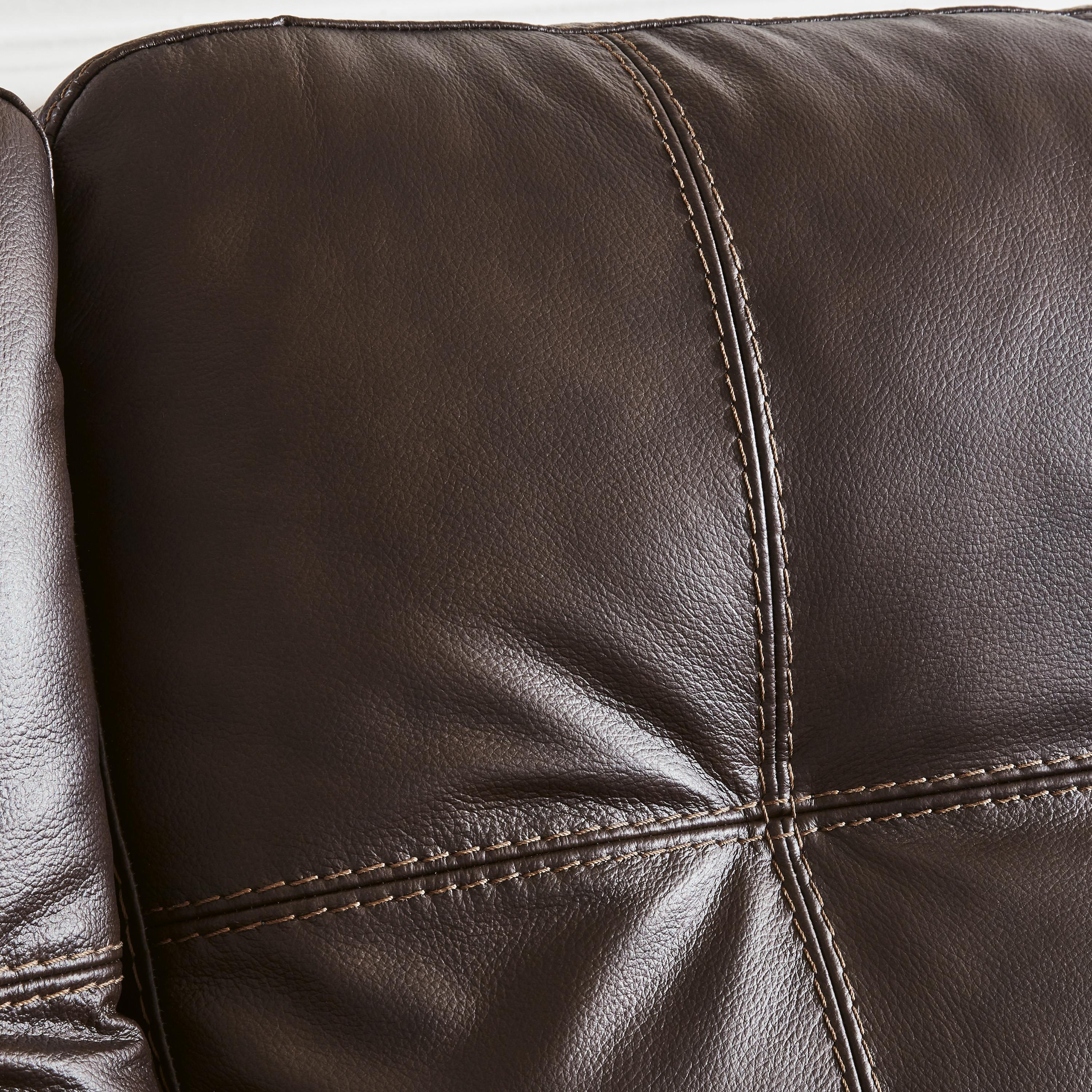  Manufacturer Color_Dark Brown --  Signature Design by Ashley Santorine Stationary Leather Match Chair IMAGE 7