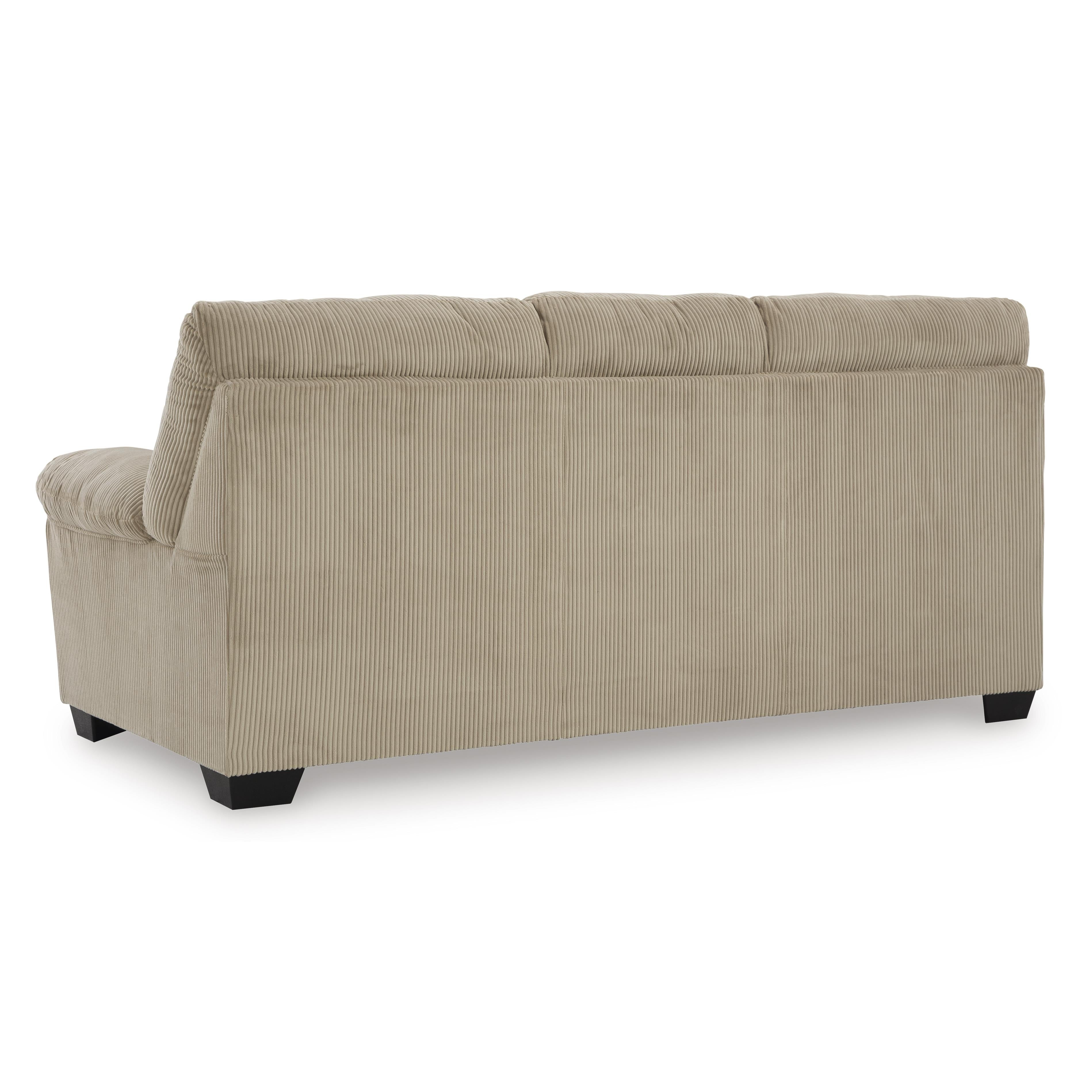  Manufacturer Color_Sand --  Signature Design by Ashley SimpleJoy Stationary Fabric Sofa IMAGE 4