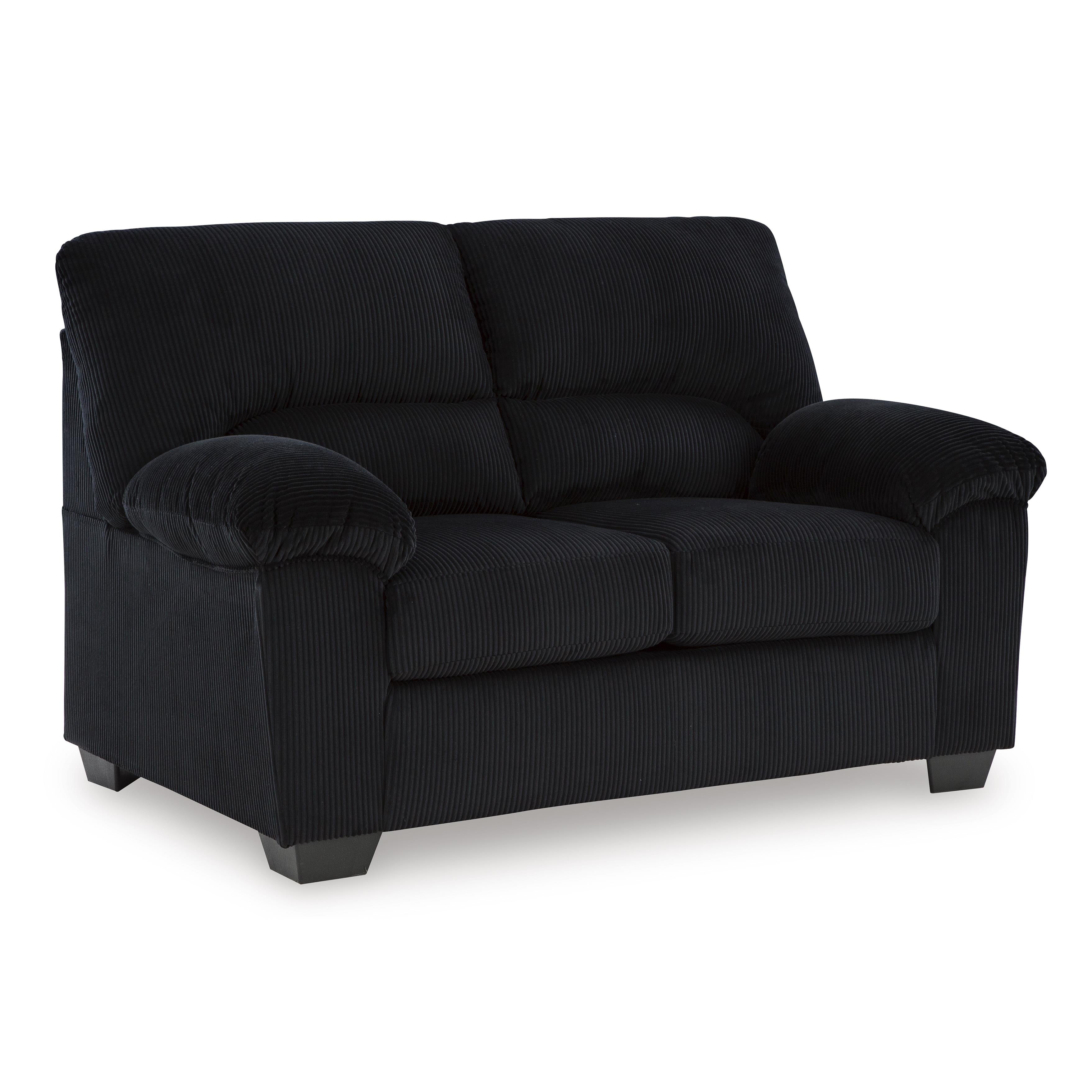  Manufacturer Color_Onyx --  SimpleJoy 2420435 Loveseat IMAGE 1