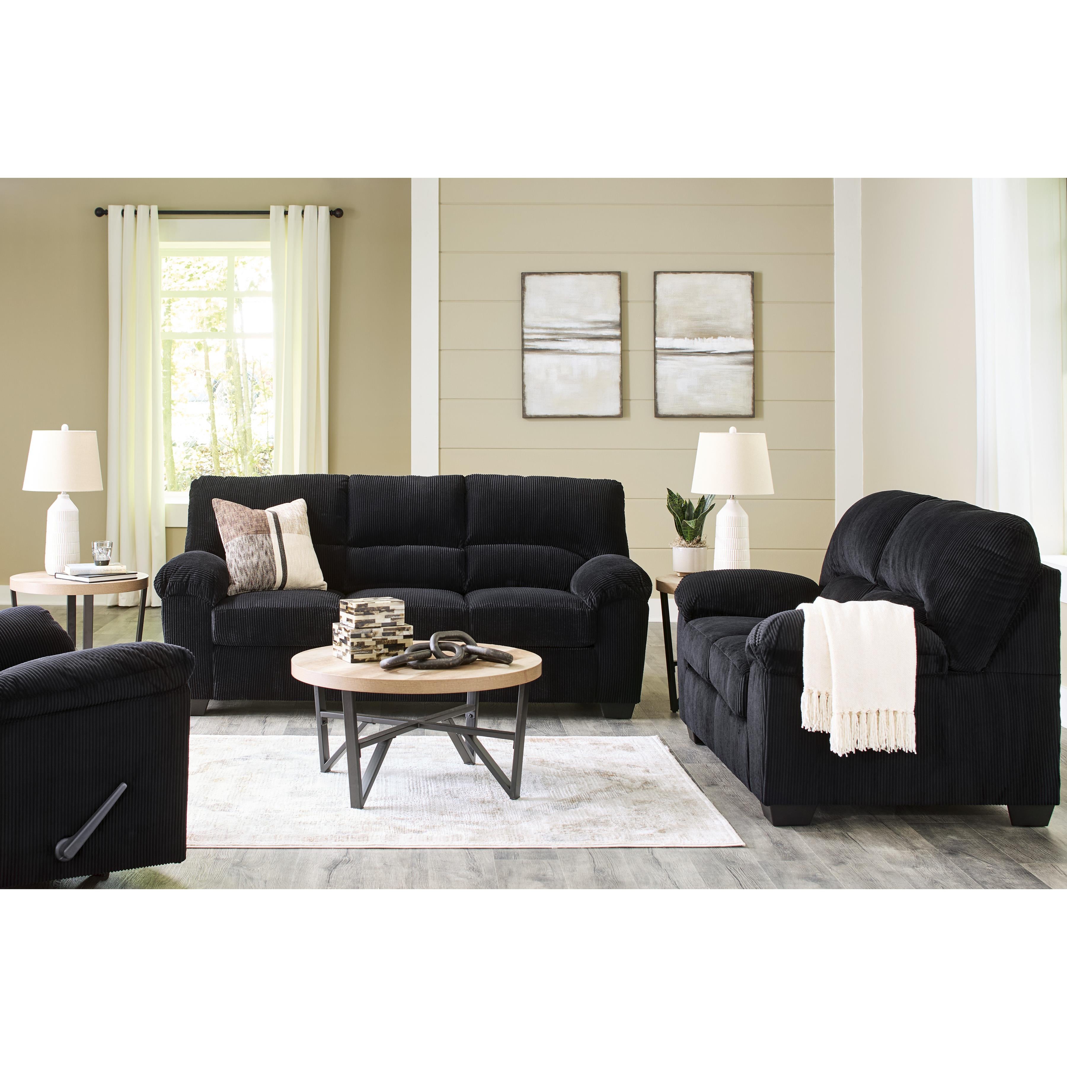  Manufacturer Color_Onyx --  SimpleJoy 2420435 Loveseat IMAGE 10