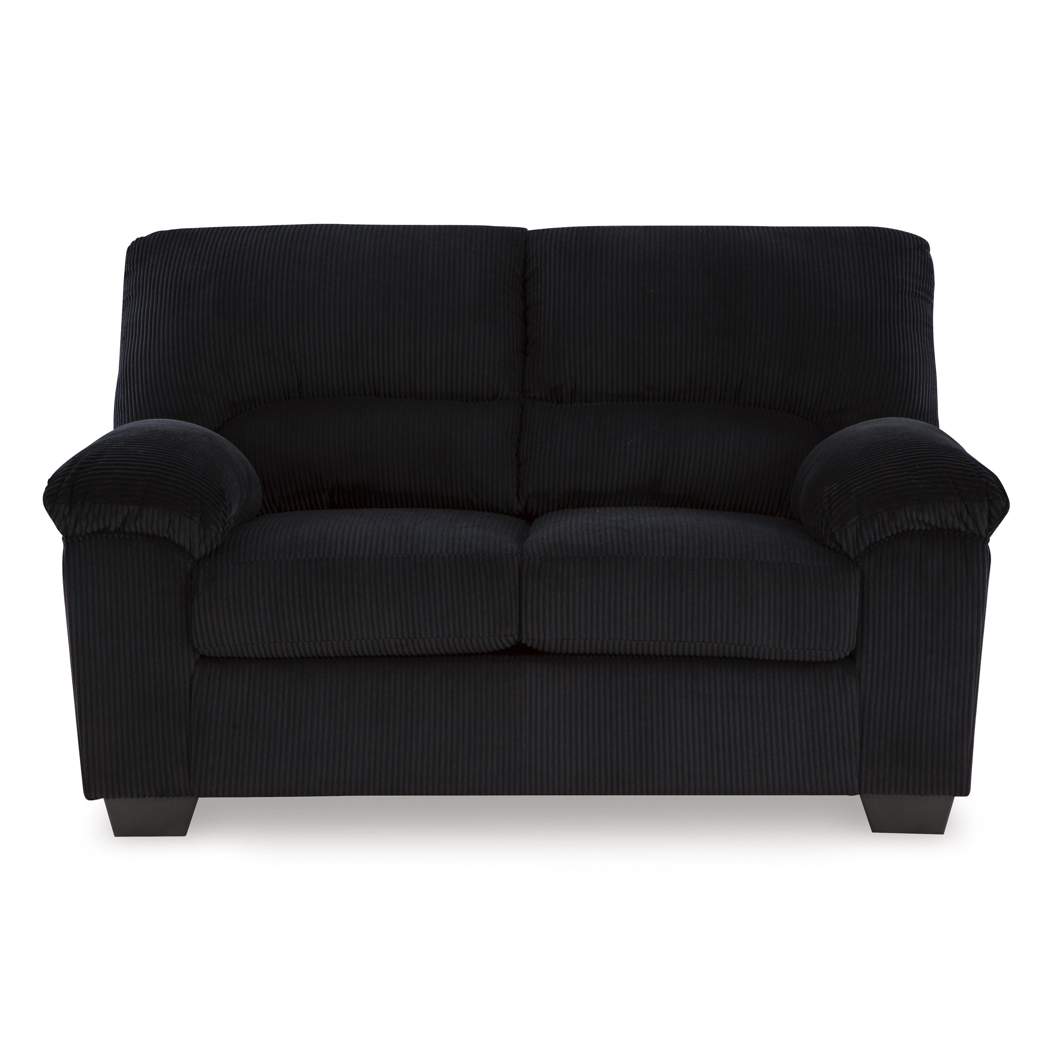  Manufacturer Color_Onyx --  SimpleJoy 2420435 Loveseat IMAGE 2