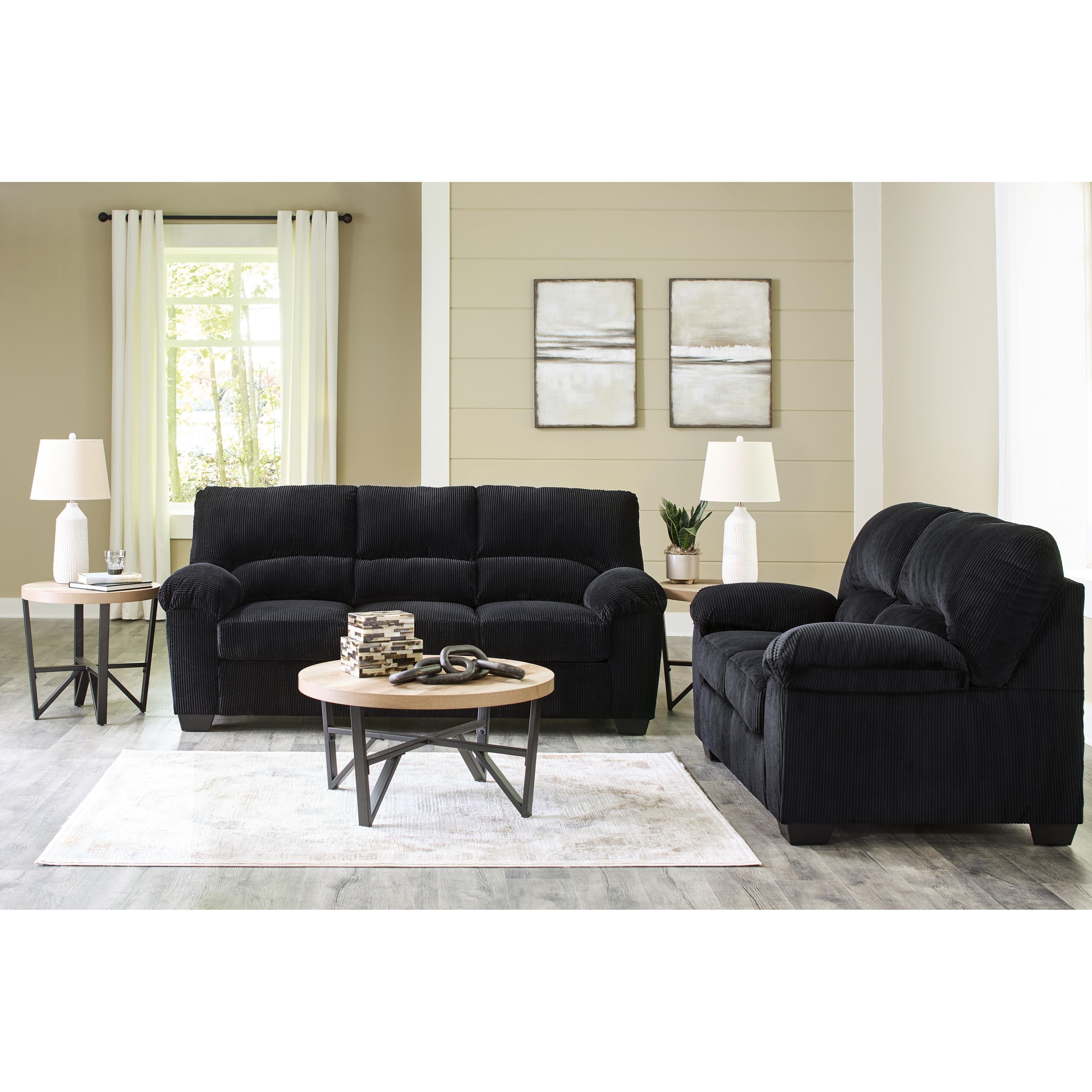  Manufacturer Color_Onyx --  SimpleJoy 2420435 Loveseat IMAGE 7