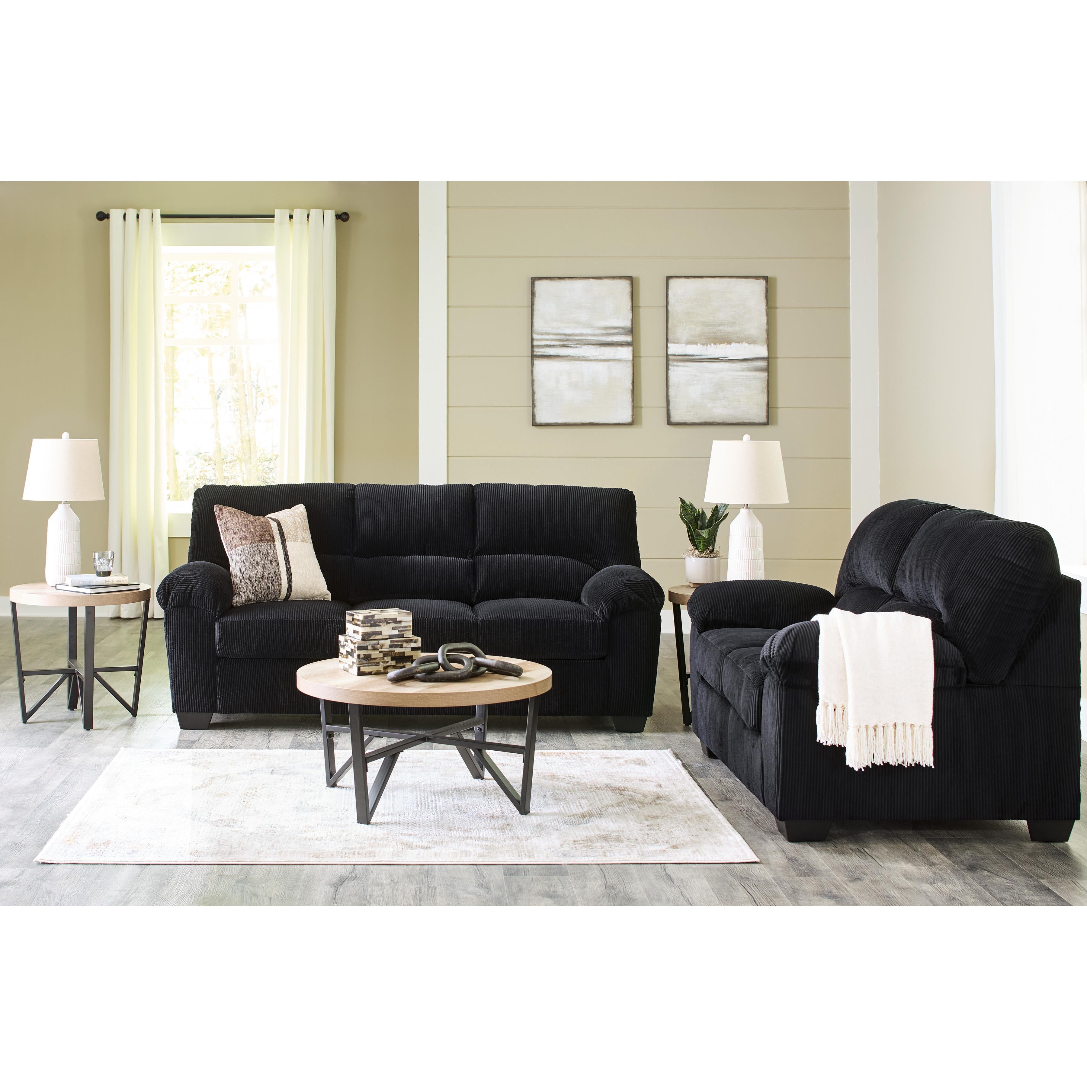  Manufacturer Color_Onyx --  SimpleJoy 2420435 Loveseat IMAGE 8