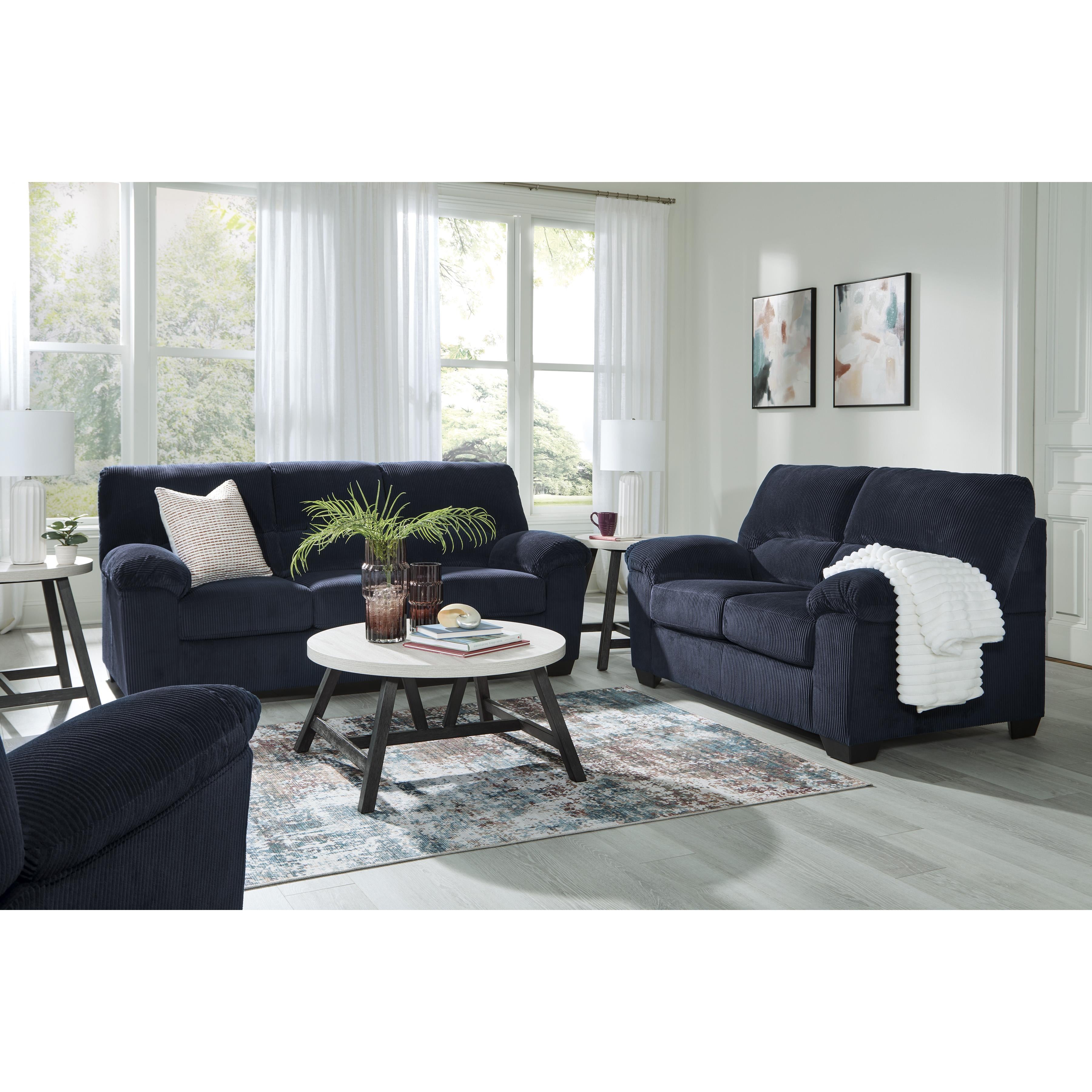  Manufacturer Color_Navy --  SimpleJoy 2420535 Loveseat IMAGE 10