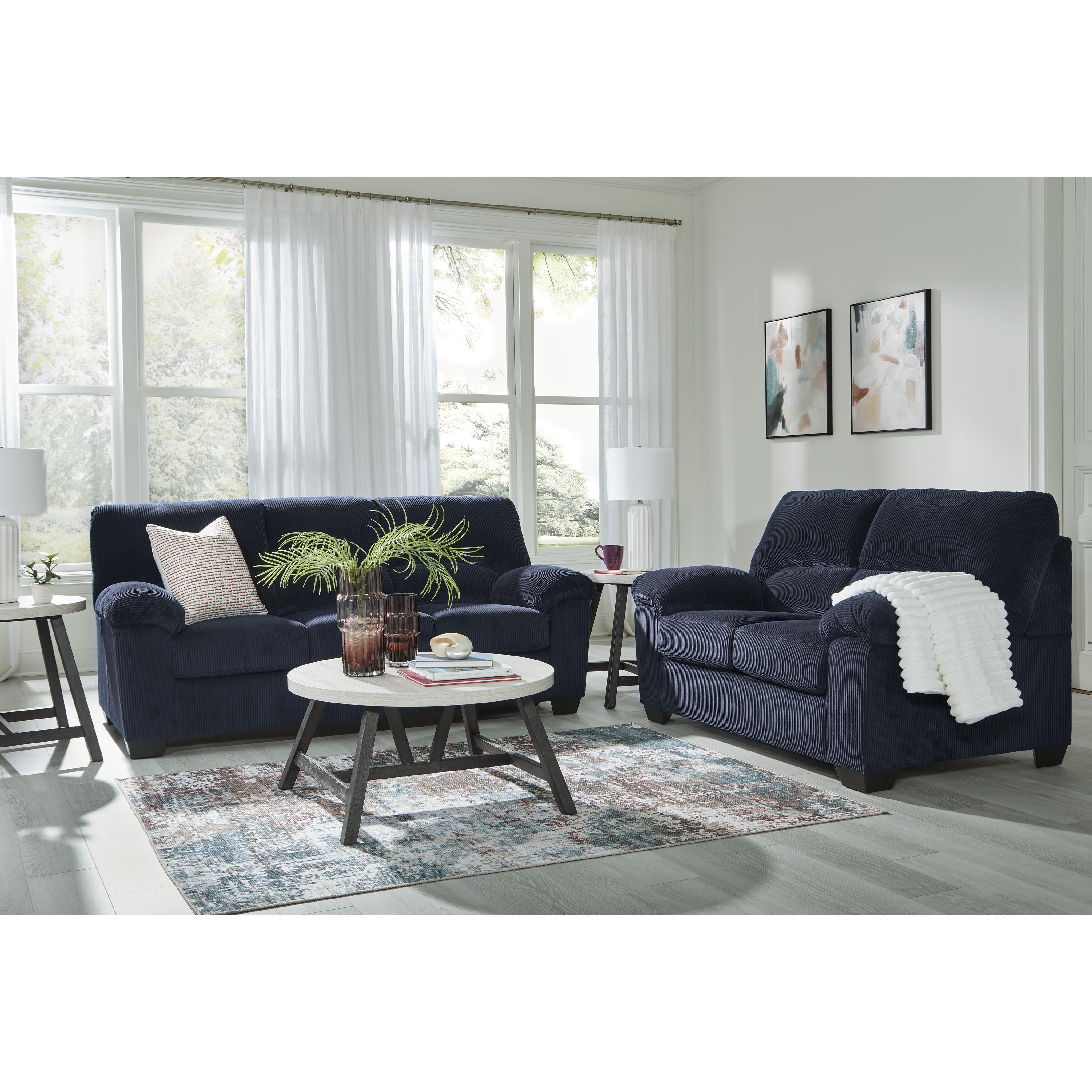  Manufacturer Color_Navy --  SimpleJoy 2420535 Loveseat IMAGE 8