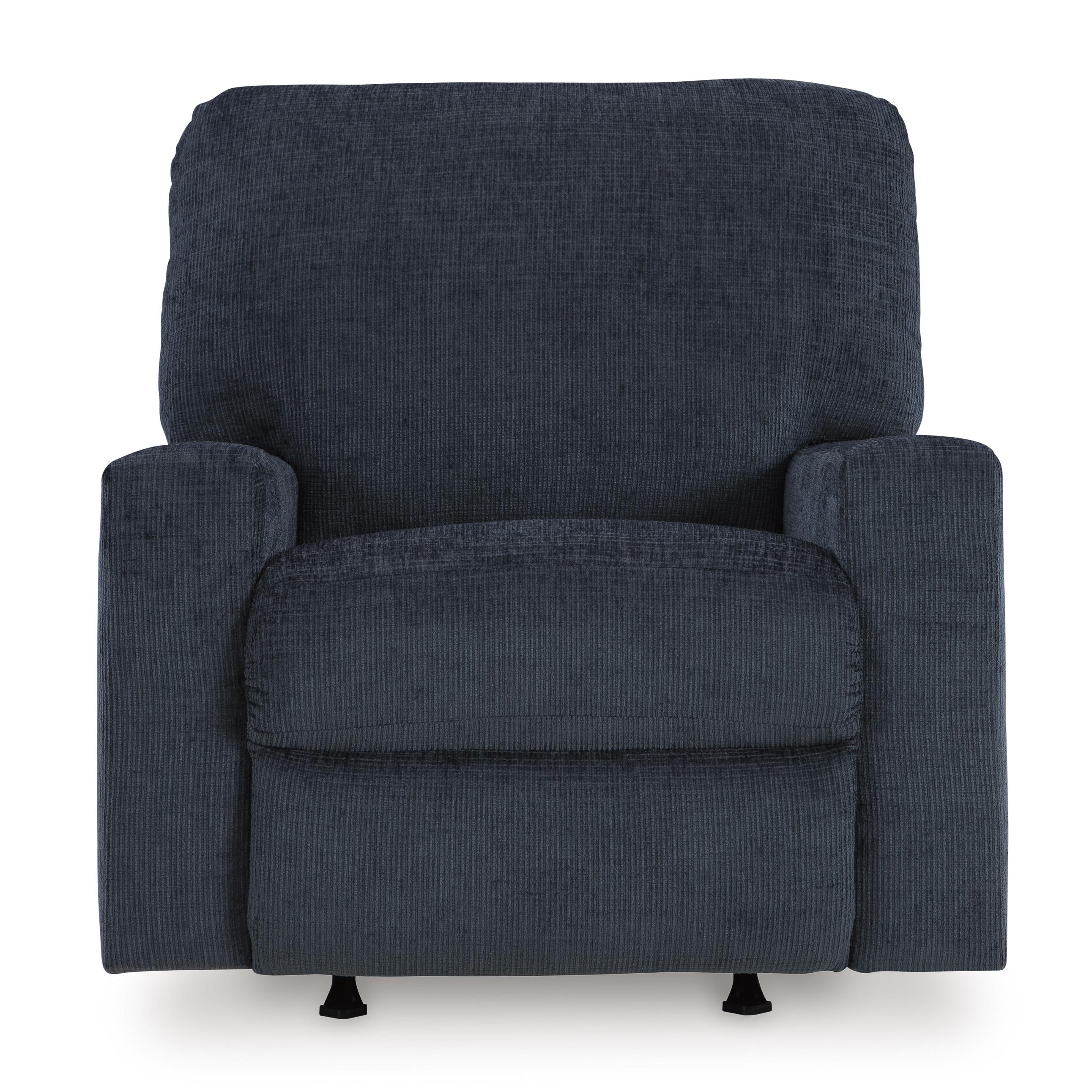  Manufacturer Color_Ink --  Signature Design by Ashley Aviemore Rocker Fabric Recliner IMAGE 3