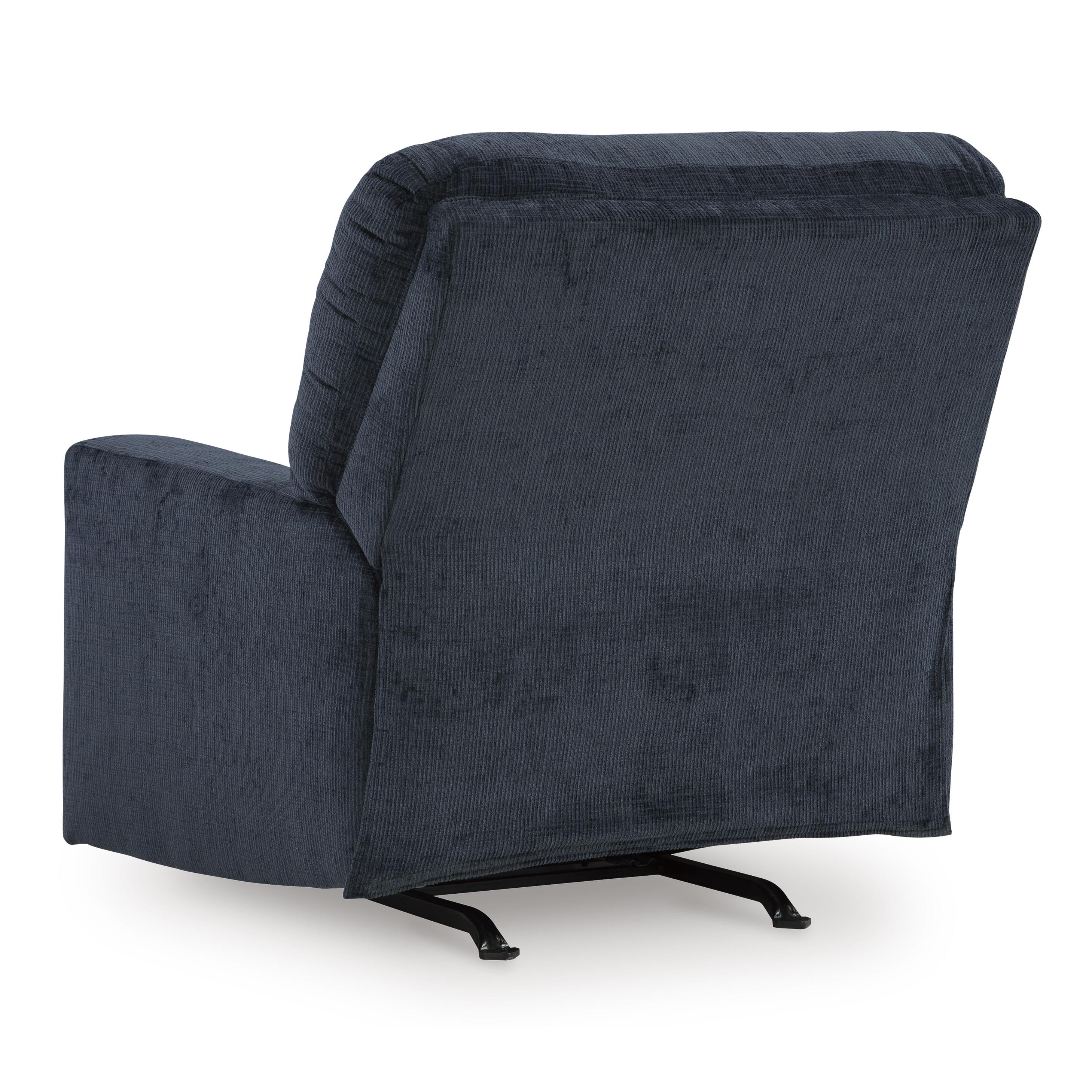  Manufacturer Color_Ink --  Signature Design by Ashley Aviemore Rocker Fabric Recliner IMAGE 5