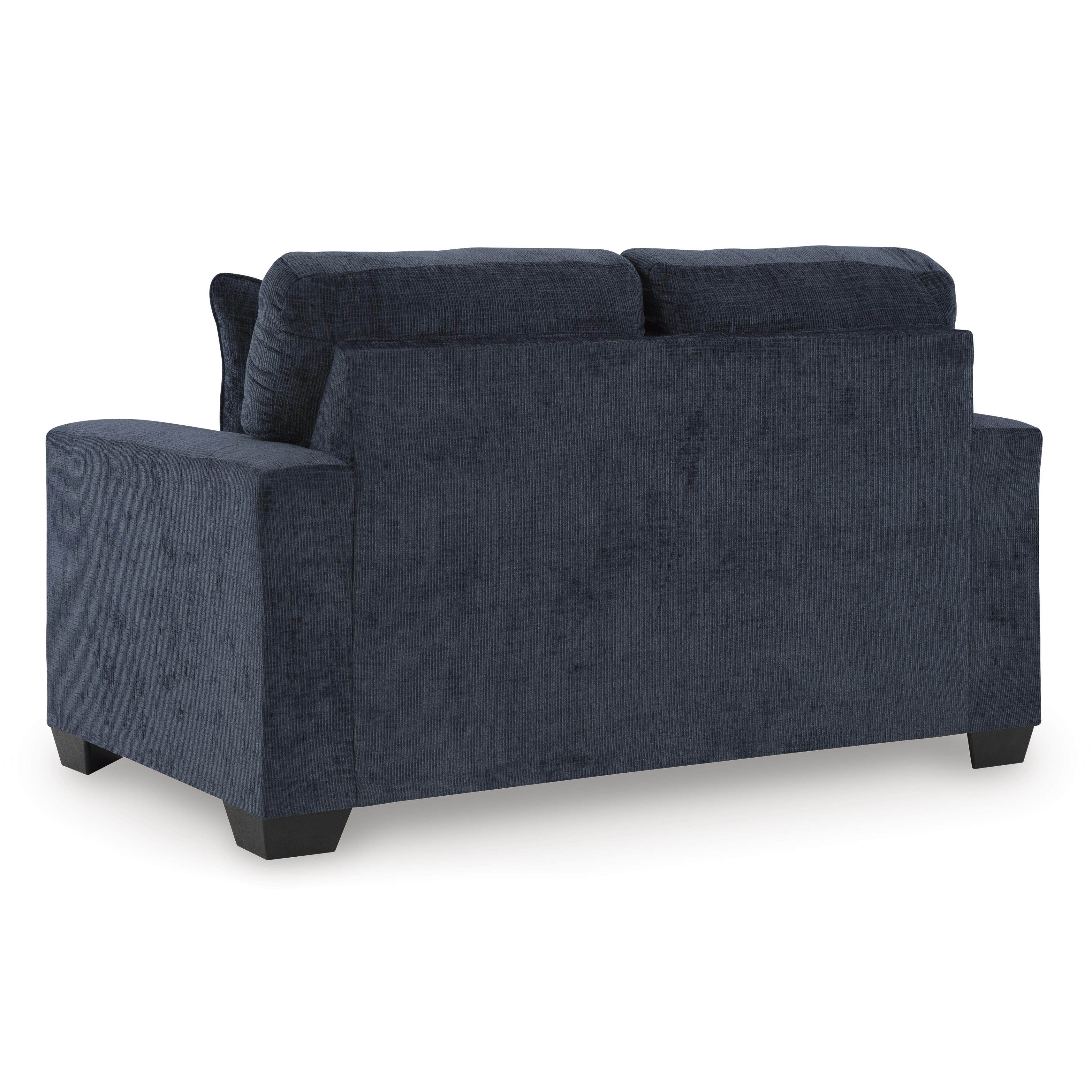  Manufacturer Color_Ink --  Signature Design by Ashley Aviemore Stationary Fabric Loveseat IMAGE 4