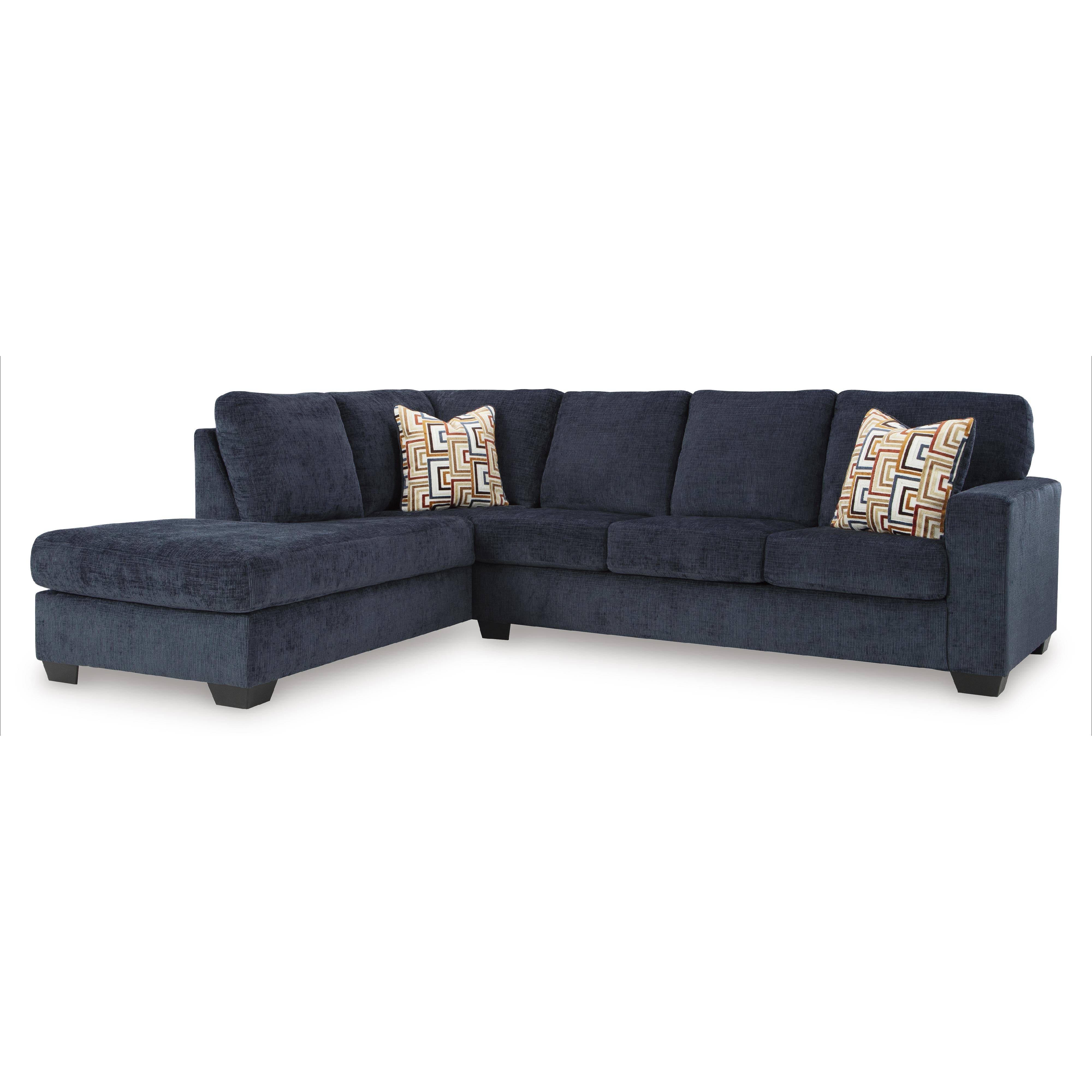  Manufacturer Color_Ink --  Signature Design by Ashley Aviemore Fabric 2 pc Sectional IMAGE 1