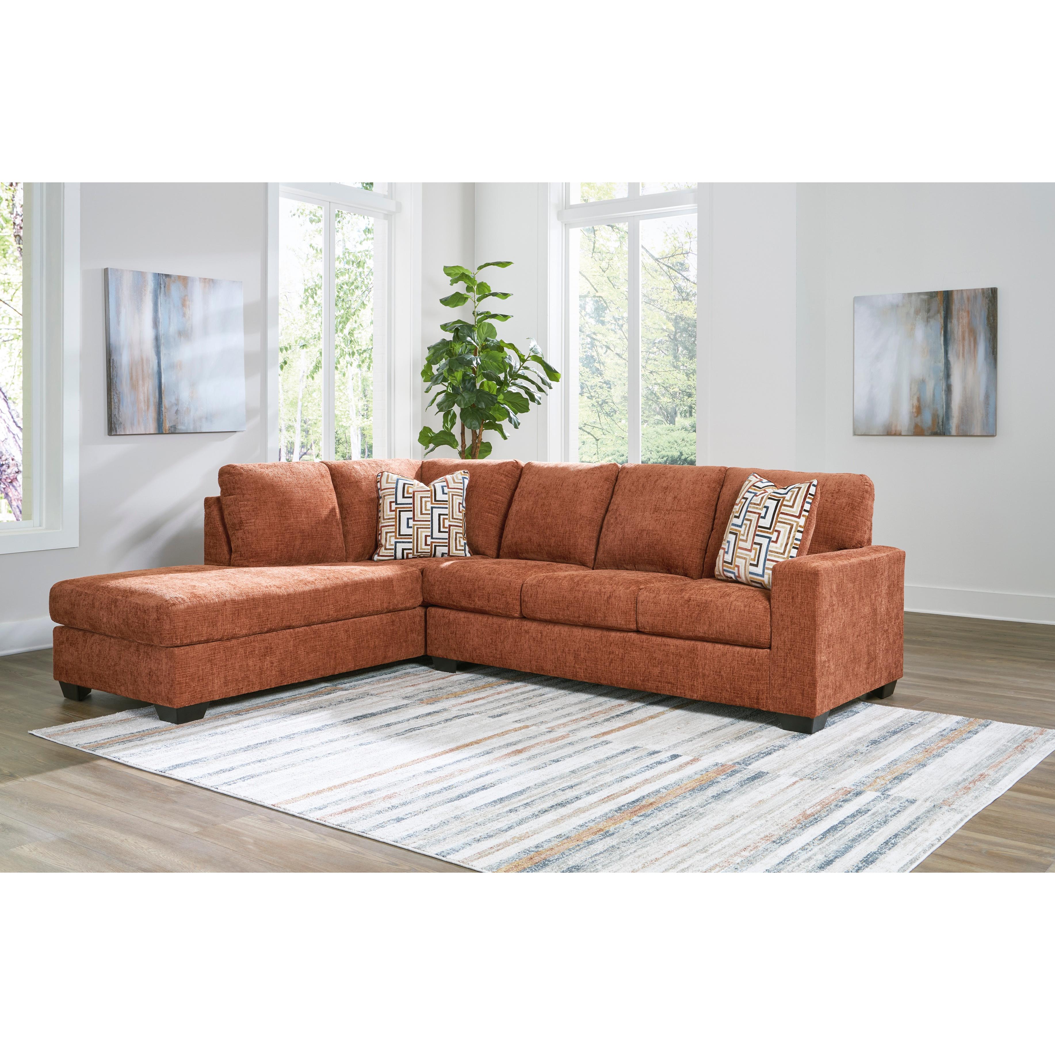  Manufacturer Color_Spice --  Aviemore 24304S1 2 pc Sectional with Chaise IMAGE 3