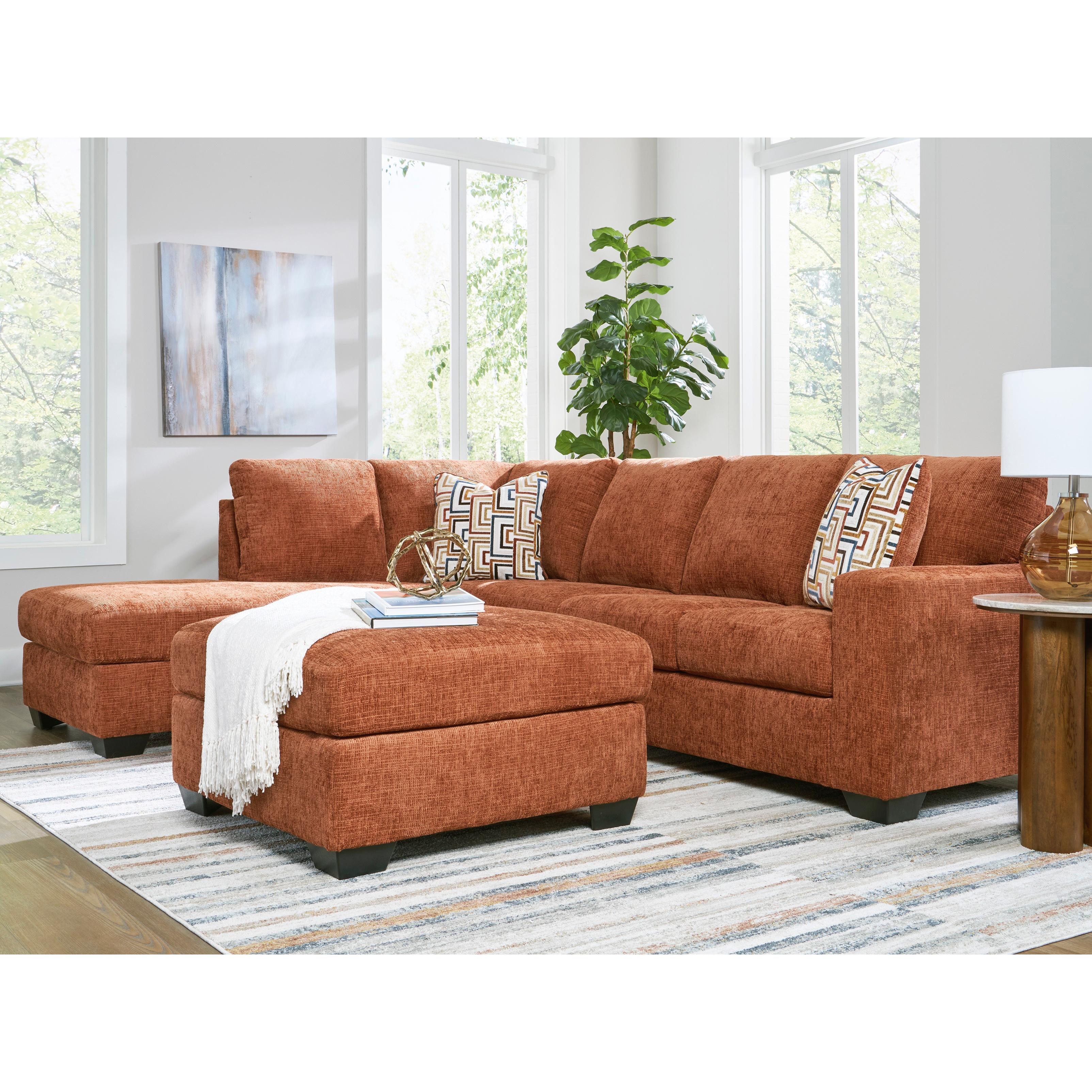  Manufacturer Color_Spice --  Aviemore 24304S1 2 pc Sectional with Chaise IMAGE 5