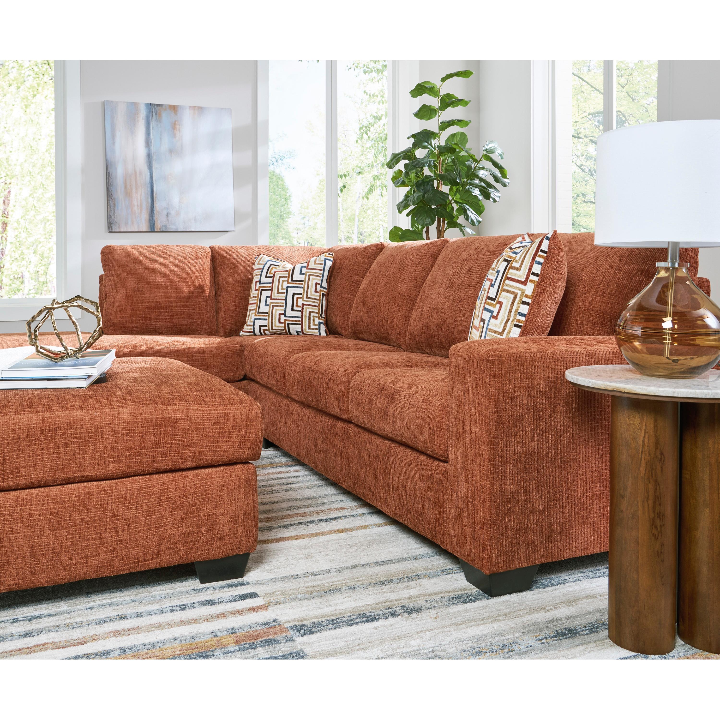  Manufacturer Color_Spice --  Aviemore 24304S1 2 pc Sectional with Chaise IMAGE 6