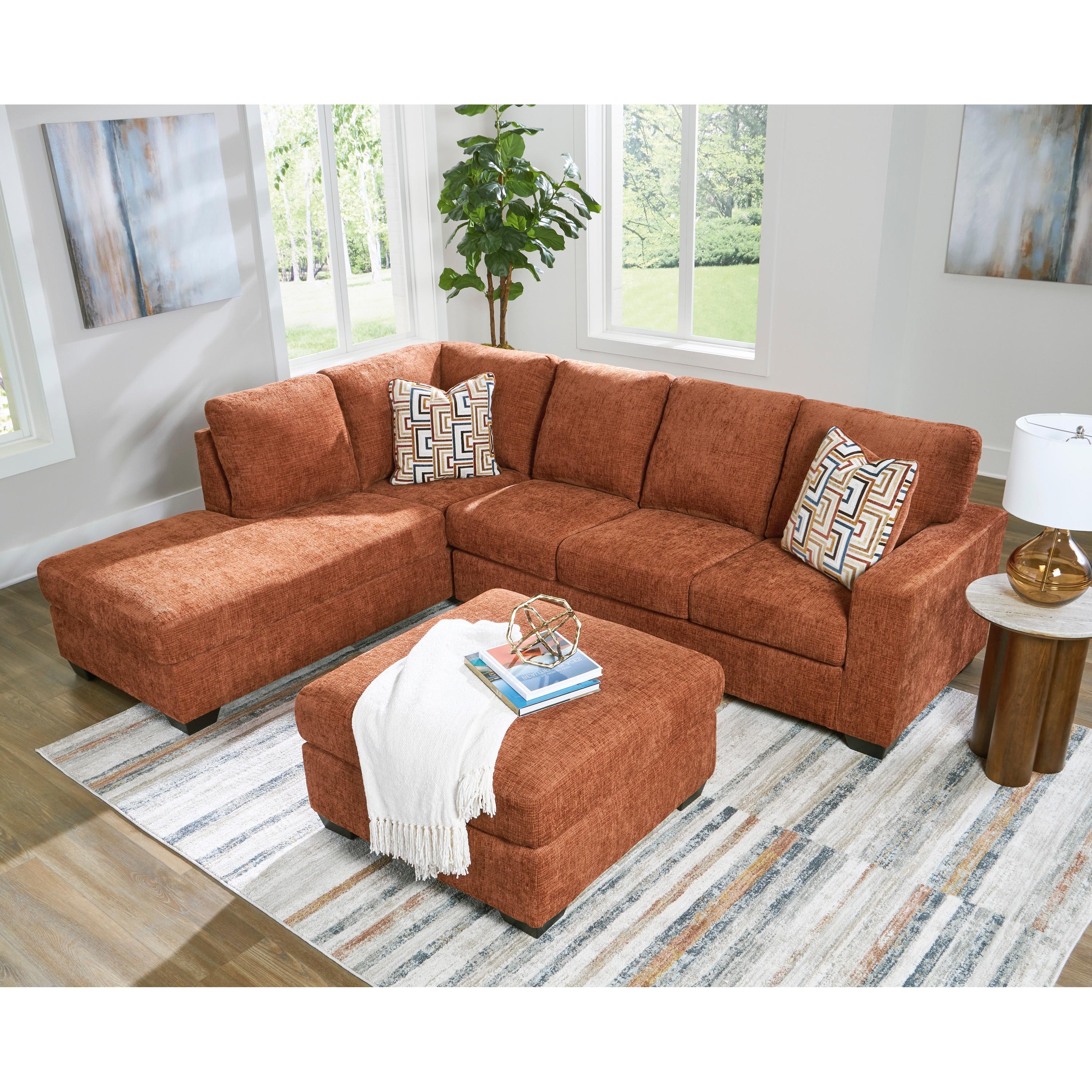  Manufacturer Color_Spice --  Aviemore 24304S1 2 pc Sectional with Chaise IMAGE 7