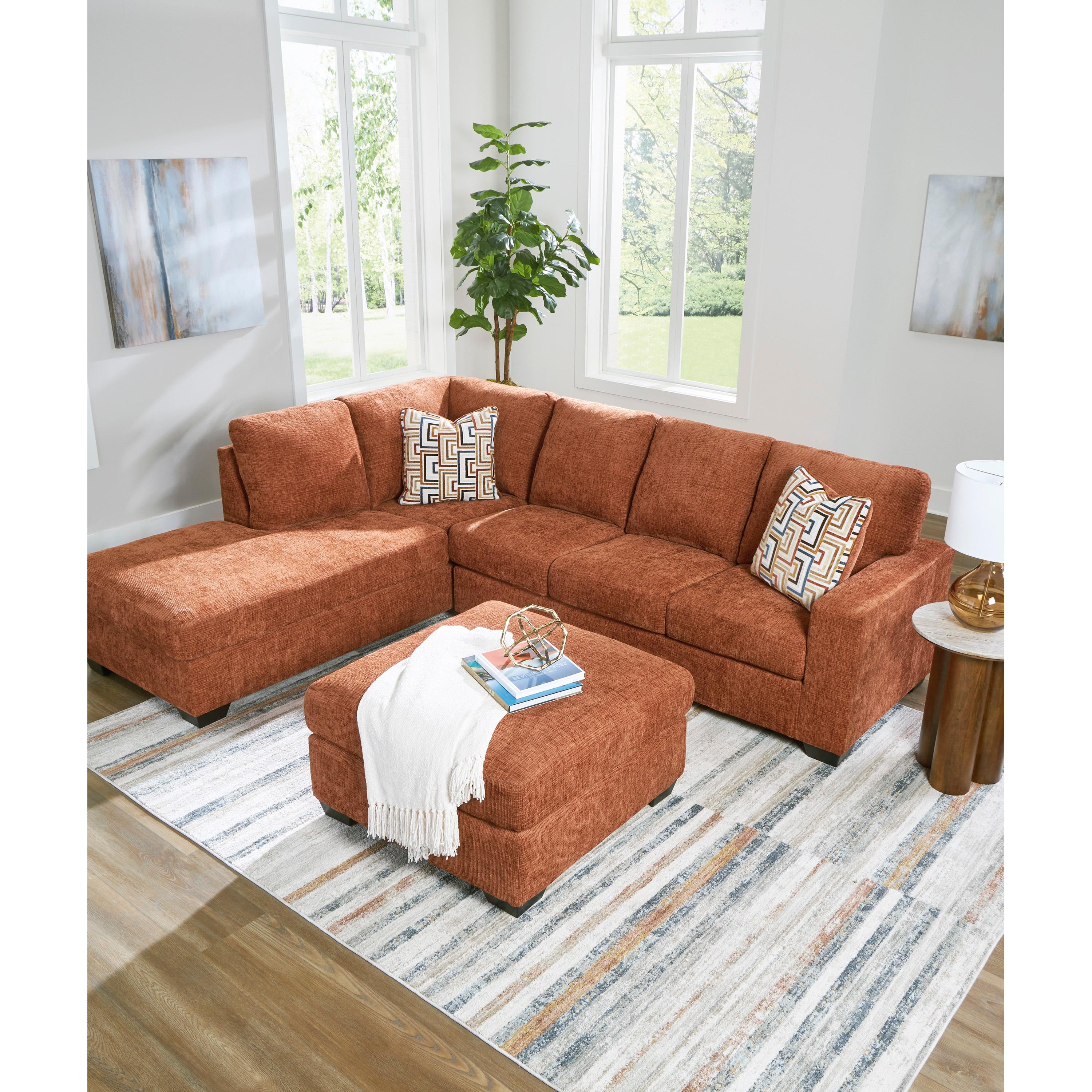  Manufacturer Color_Spice --  Aviemore 24304S1 2 pc Sectional with Chaise IMAGE 8
