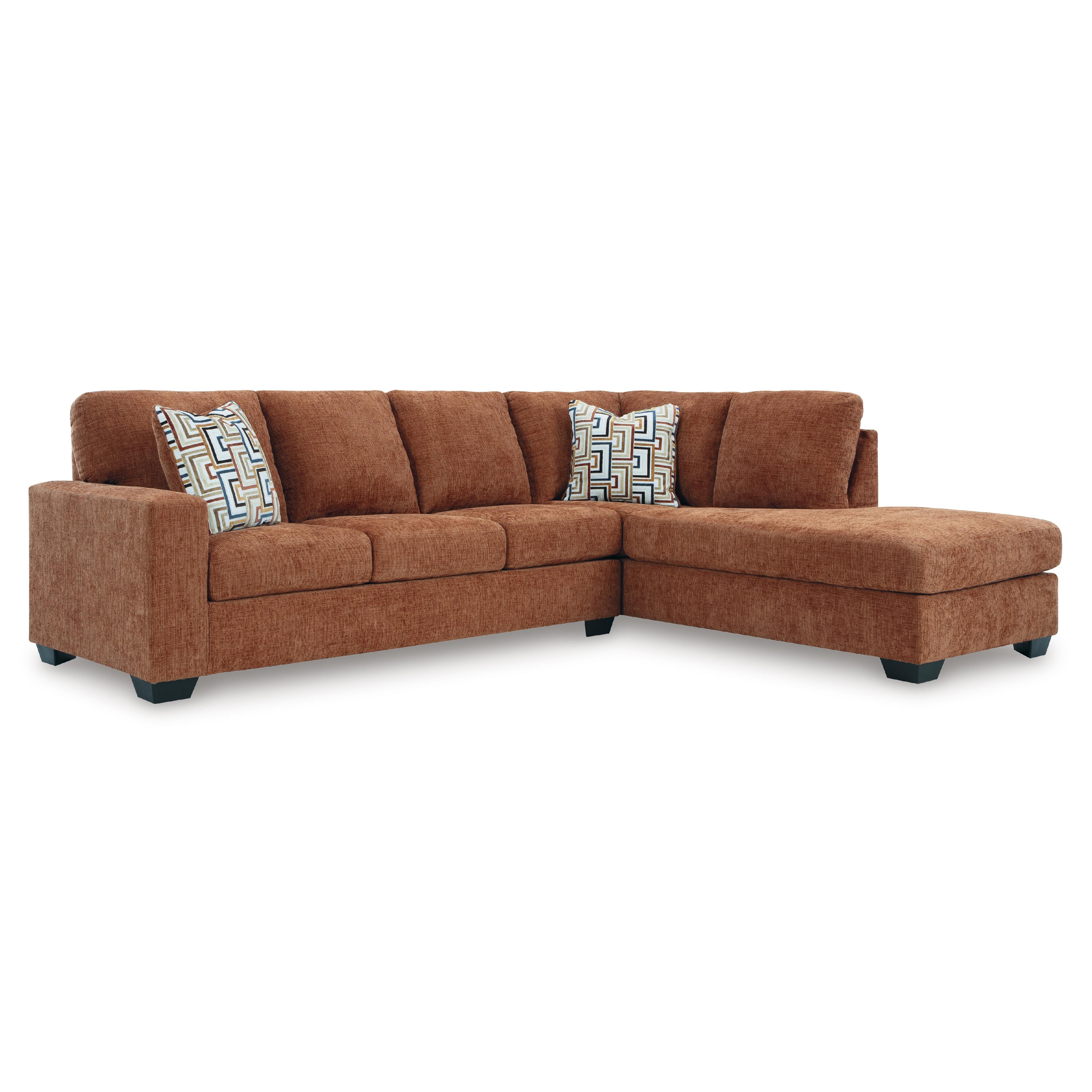  Manufacturer Color_Spice --  Aviemore 24304S2 2 pc Sectional with Chaise IMAGE 1