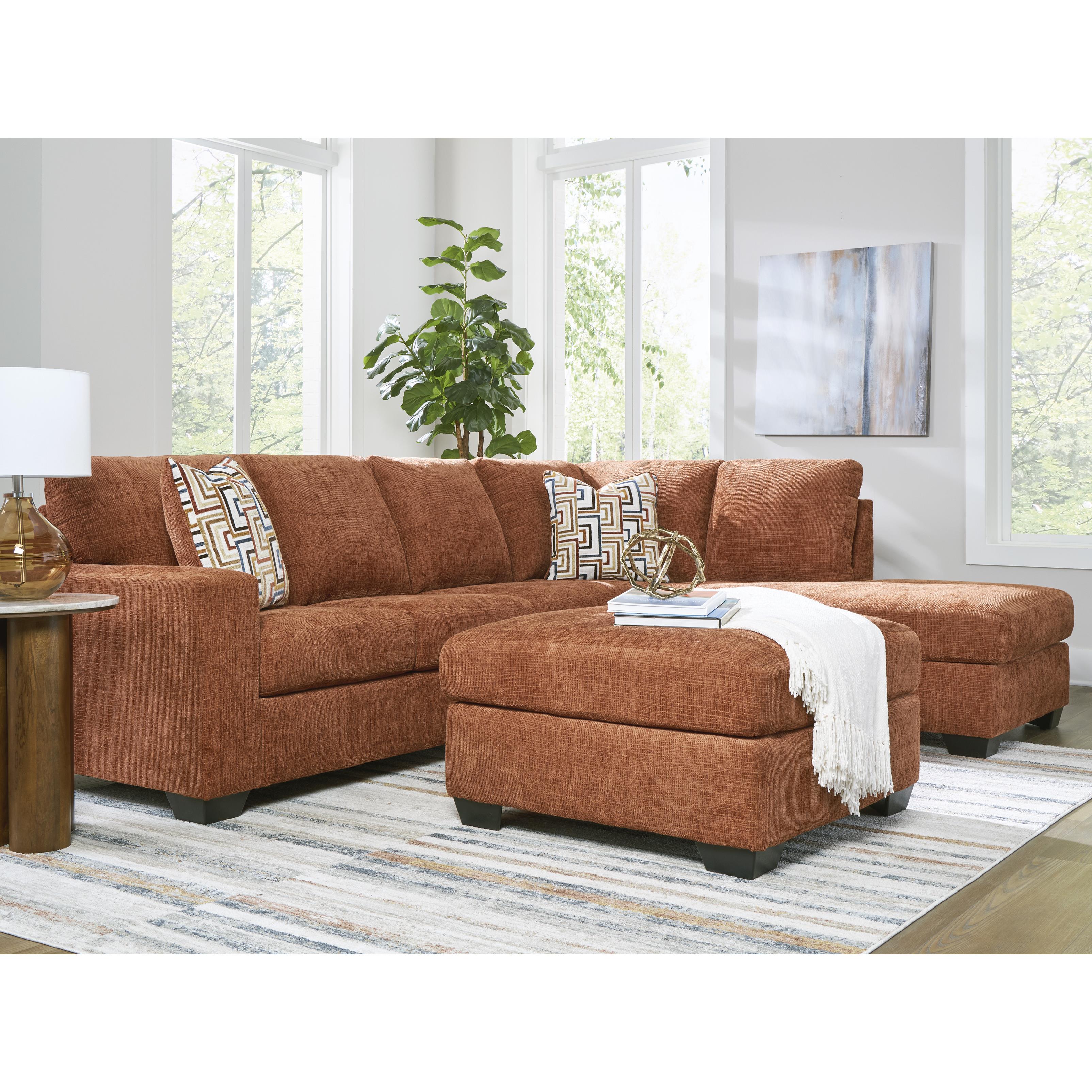  Manufacturer Color_Spice --  Aviemore 24304S2 2 pc Sectional with Chaise IMAGE 5