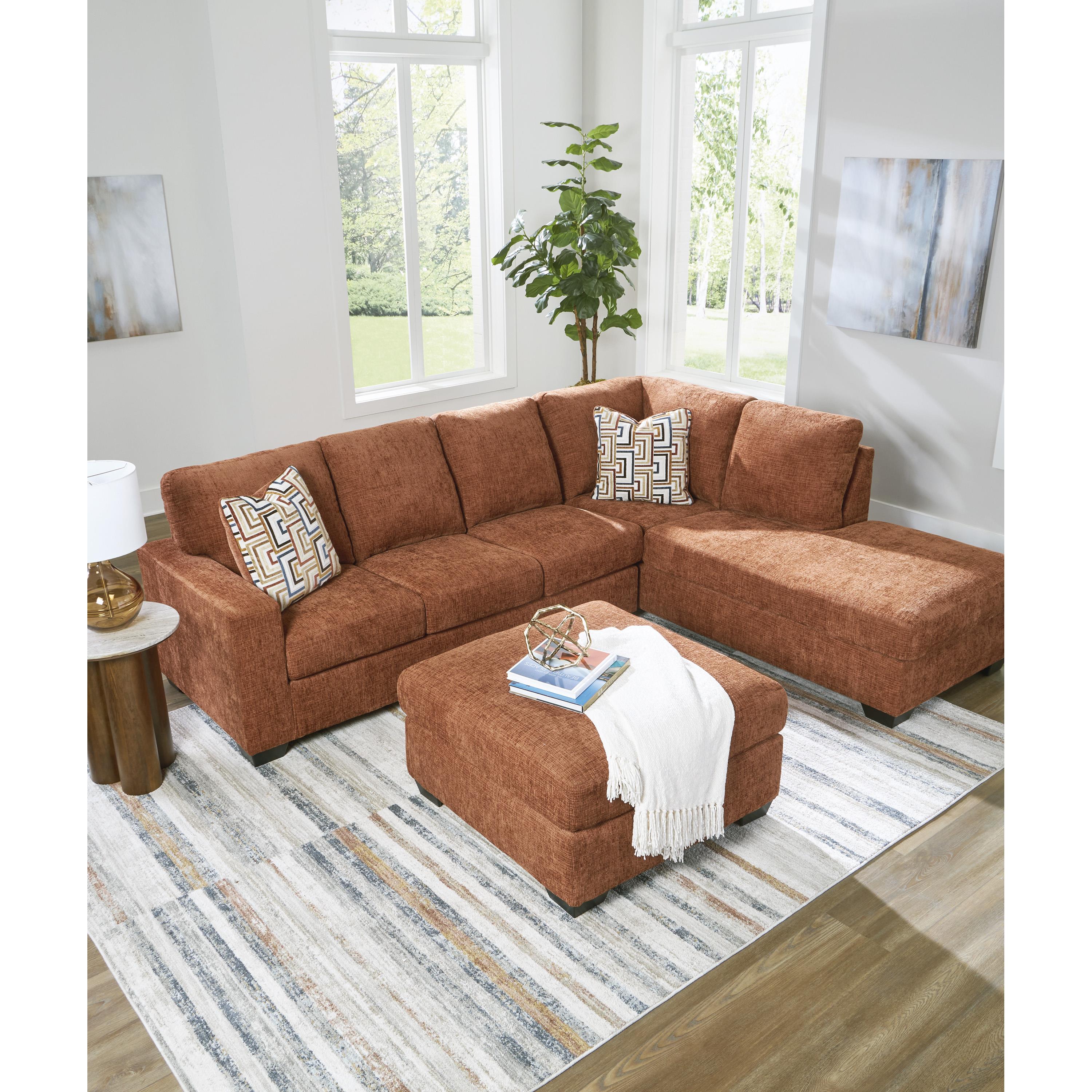  Manufacturer Color_Spice --  Aviemore 24304S2 2 pc Sectional with Chaise IMAGE 8