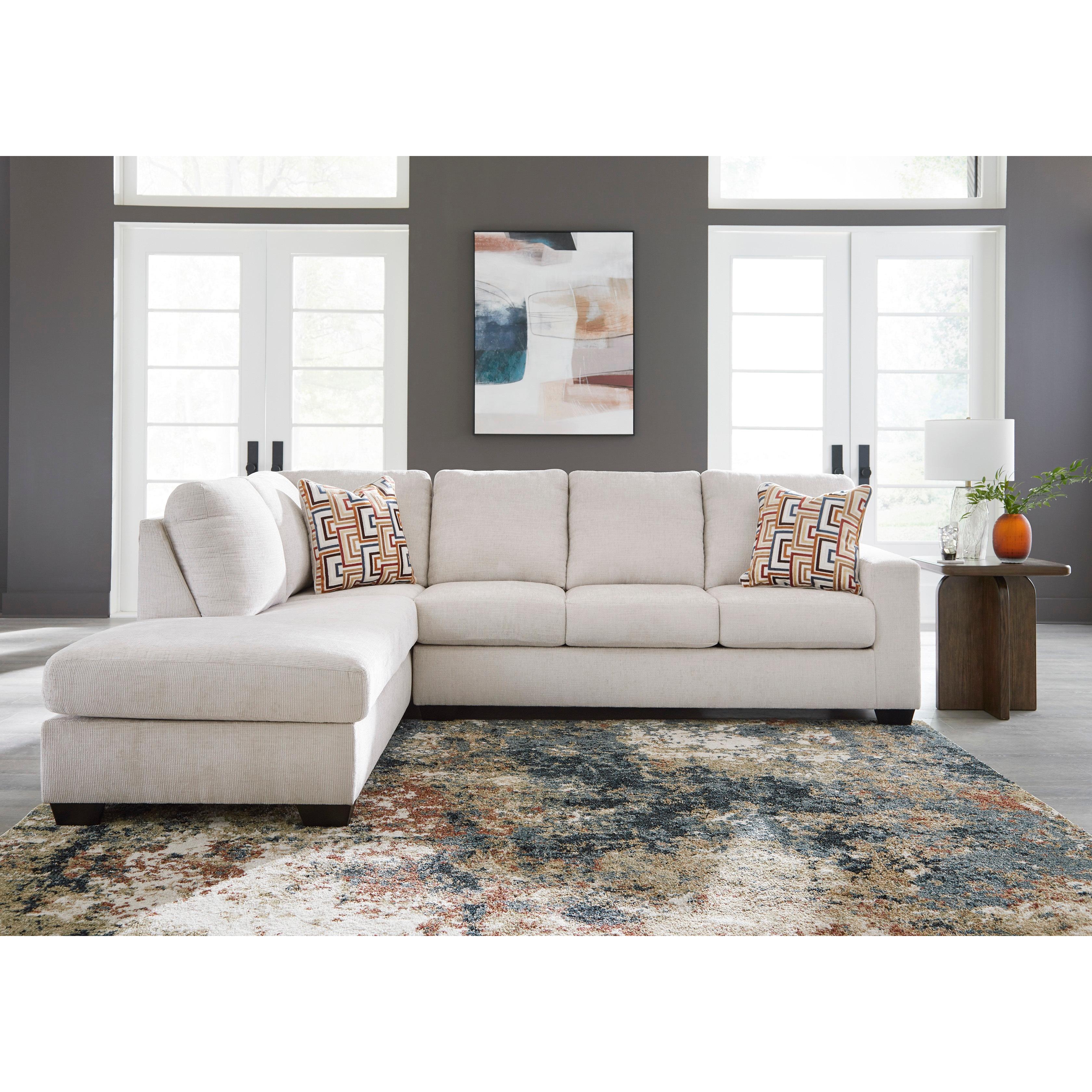  Manufacturer Color_Stone --  Aviemore 24305S1 2 pc Sectional with Chaise IMAGE 4