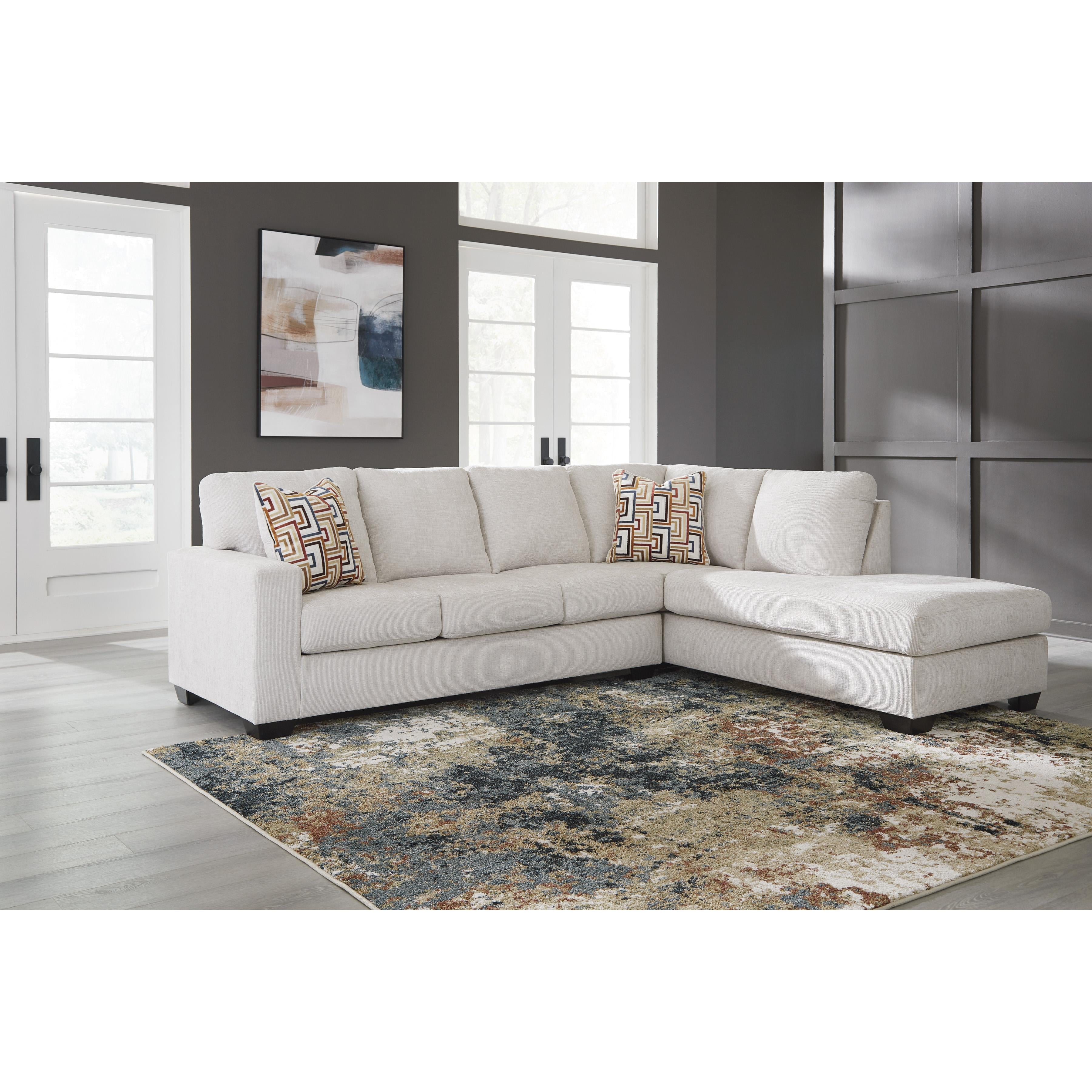  Manufacturer Color_Stone --  Aviemore 24305S2 2 pc Sectional with Chaise IMAGE 3