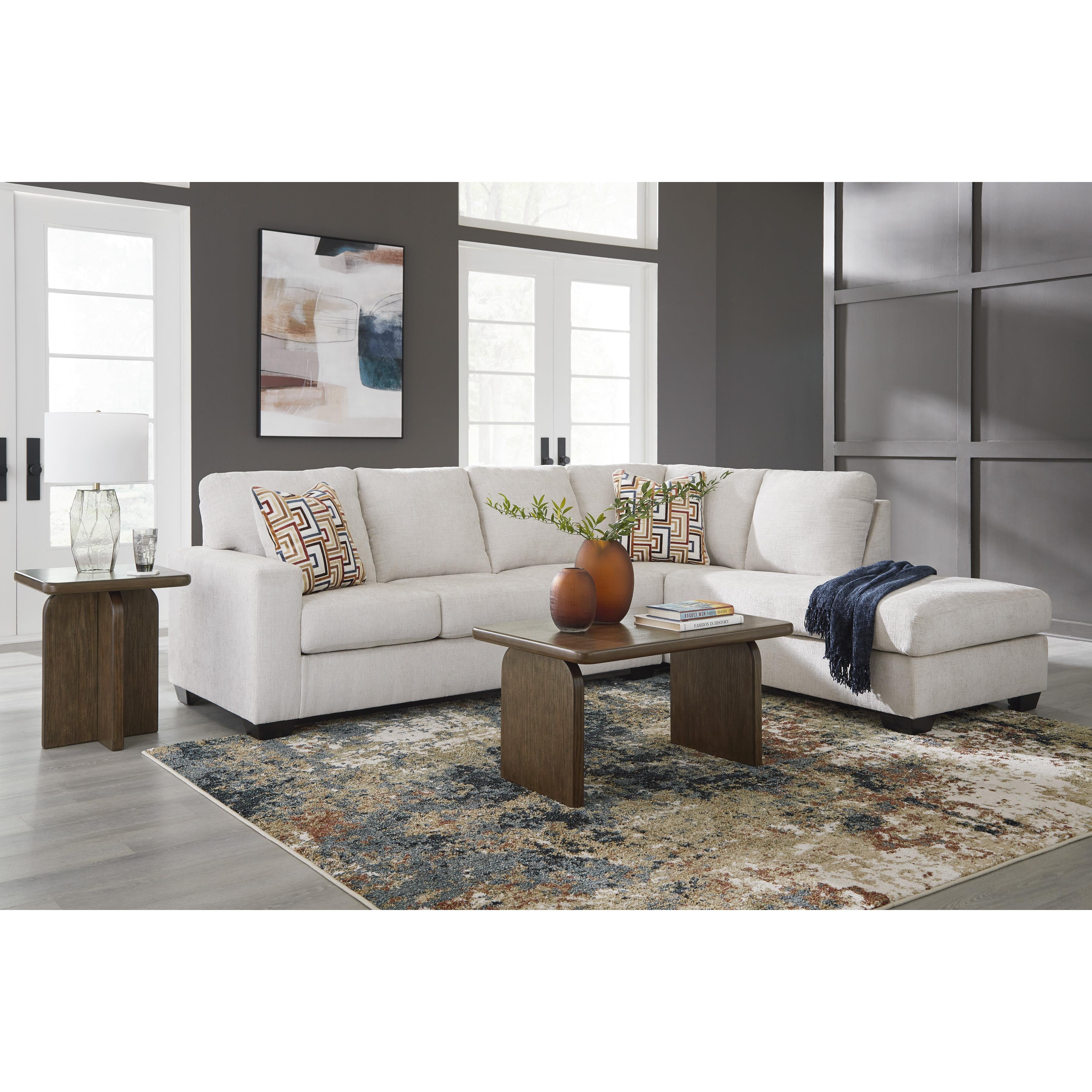  Manufacturer Color_Stone --  Aviemore 24305S2 2 pc Sectional with Chaise IMAGE 5