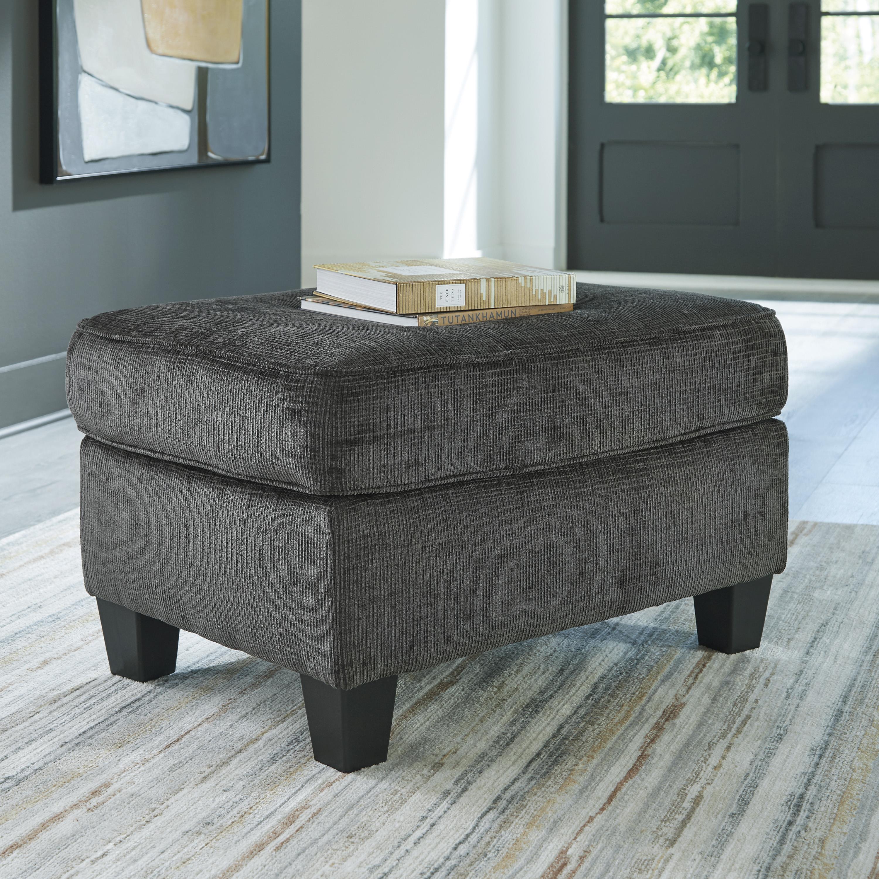  Manufacturer Color_Dusk --  Benchcraft Erinslane Fabric Ottoman IMAGE 5