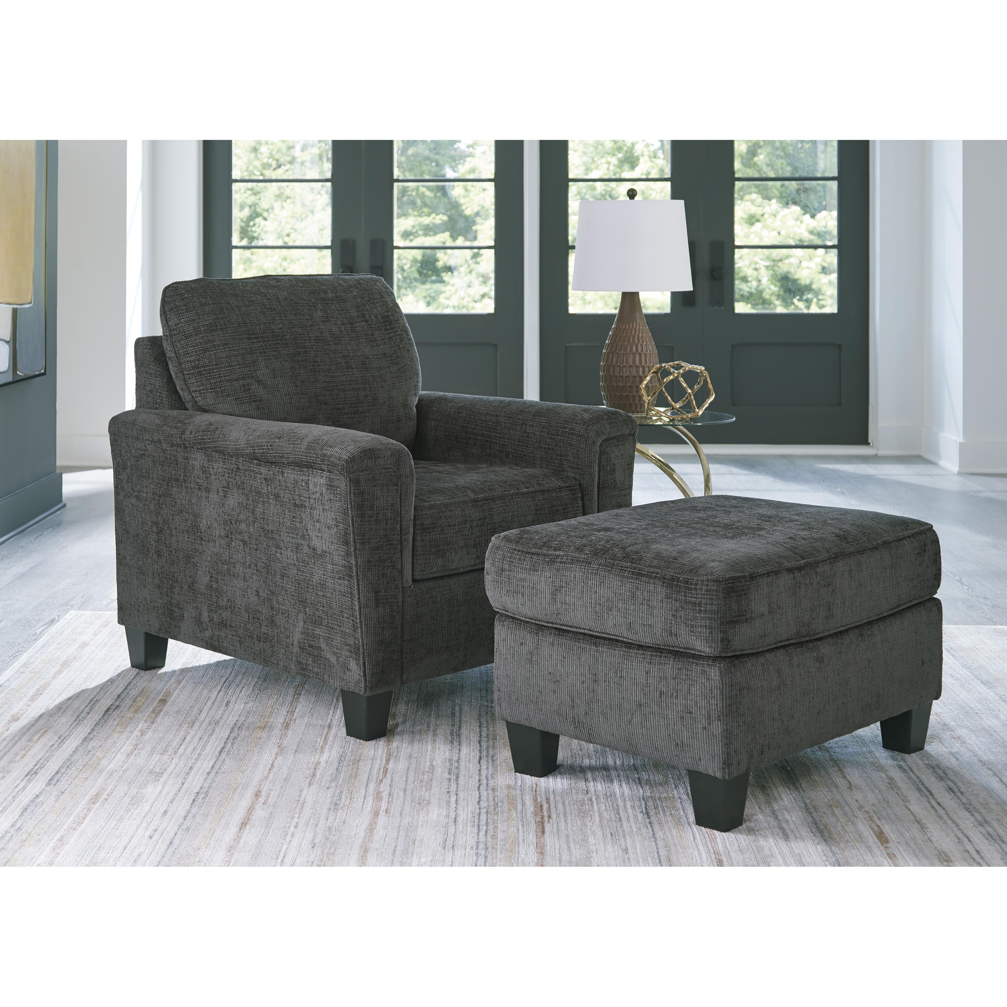  Manufacturer Color_Dusk --  Benchcraft Erinslane Fabric Ottoman IMAGE 6