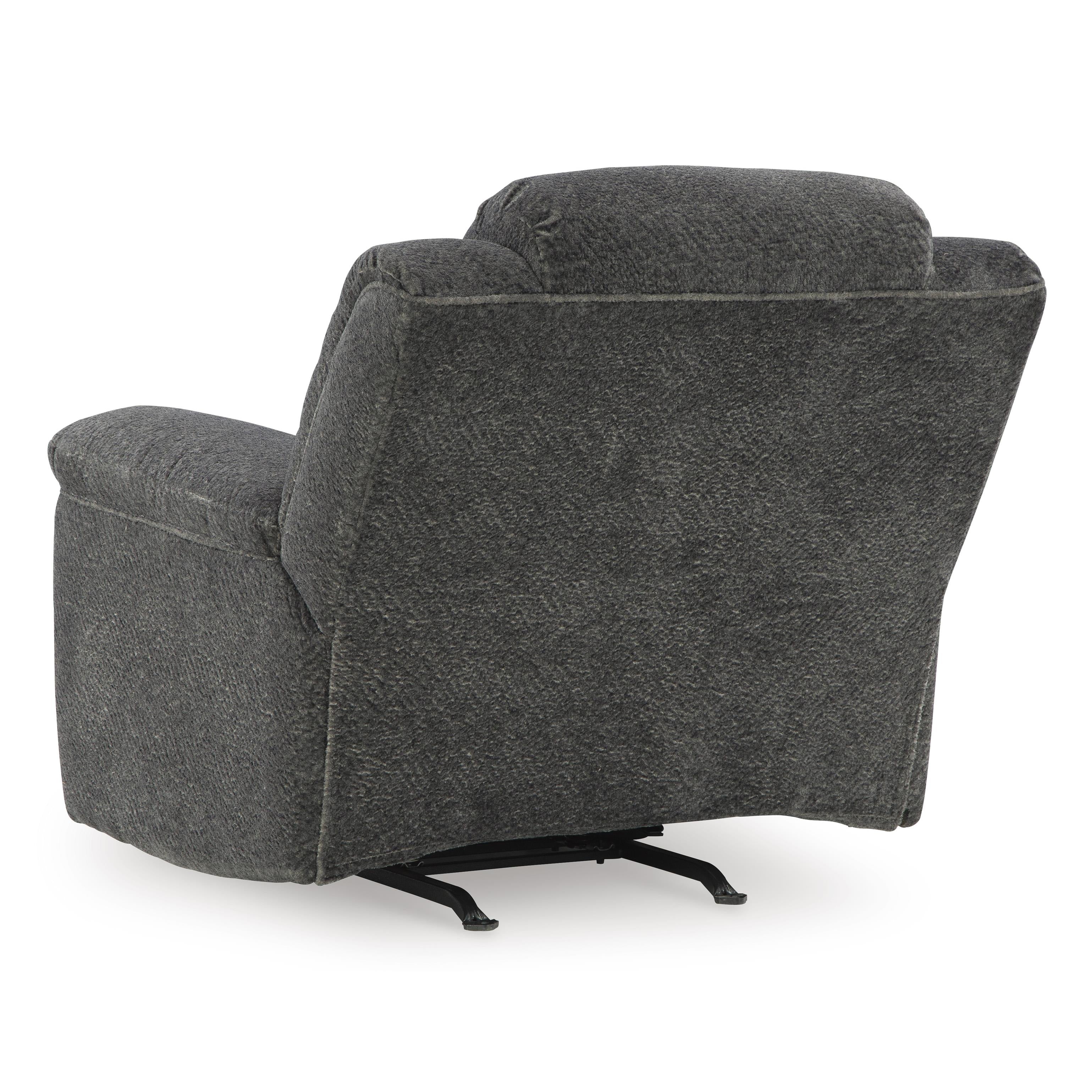  Manufacturer Color_Graphite --  Signature Design by Ashley Frohn Rocker Fabric Recliner IMAGE 5