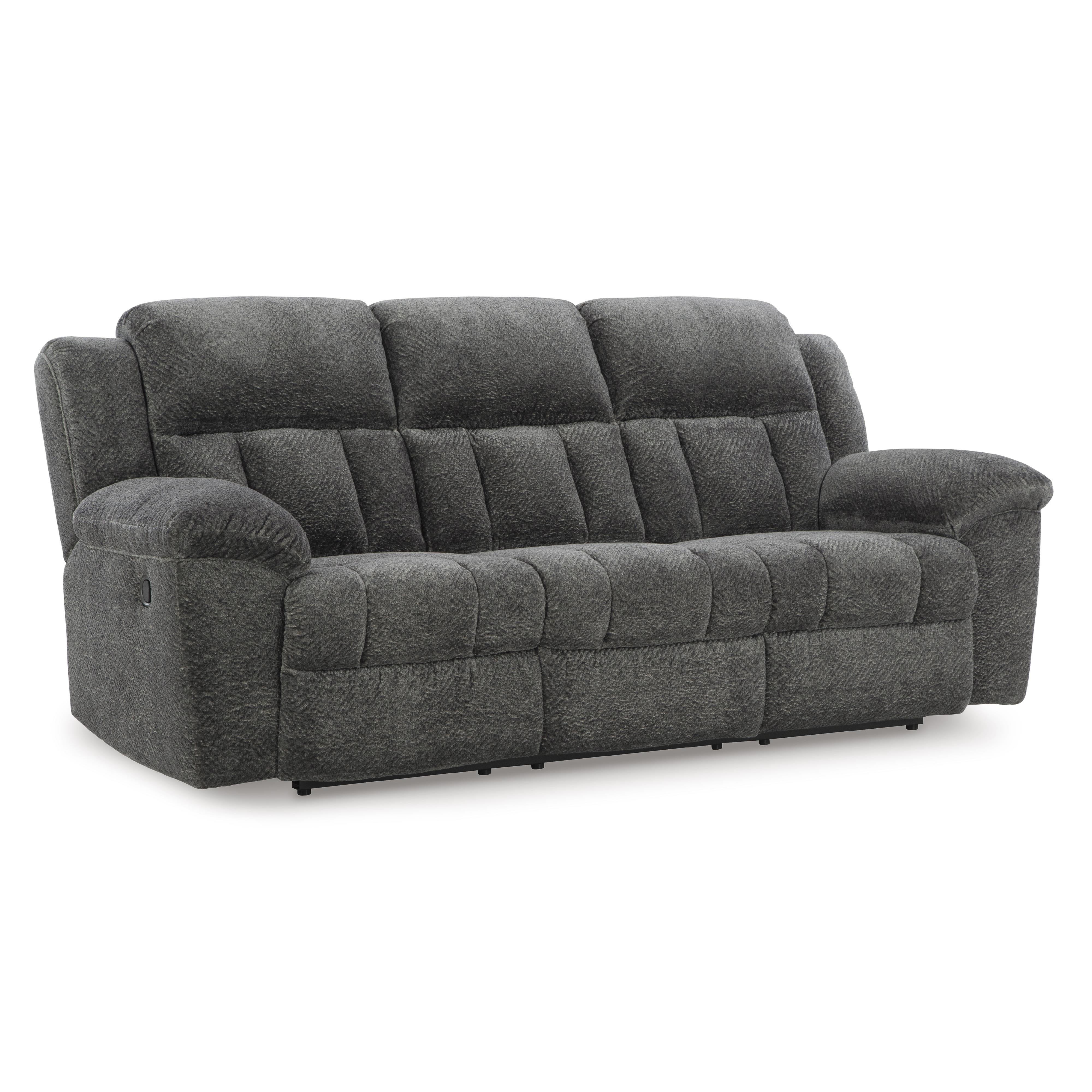  Manufacturer Color_Graphite --  Signature Design by Ashley Frohn Reclining Fabric Sofa IMAGE 1
