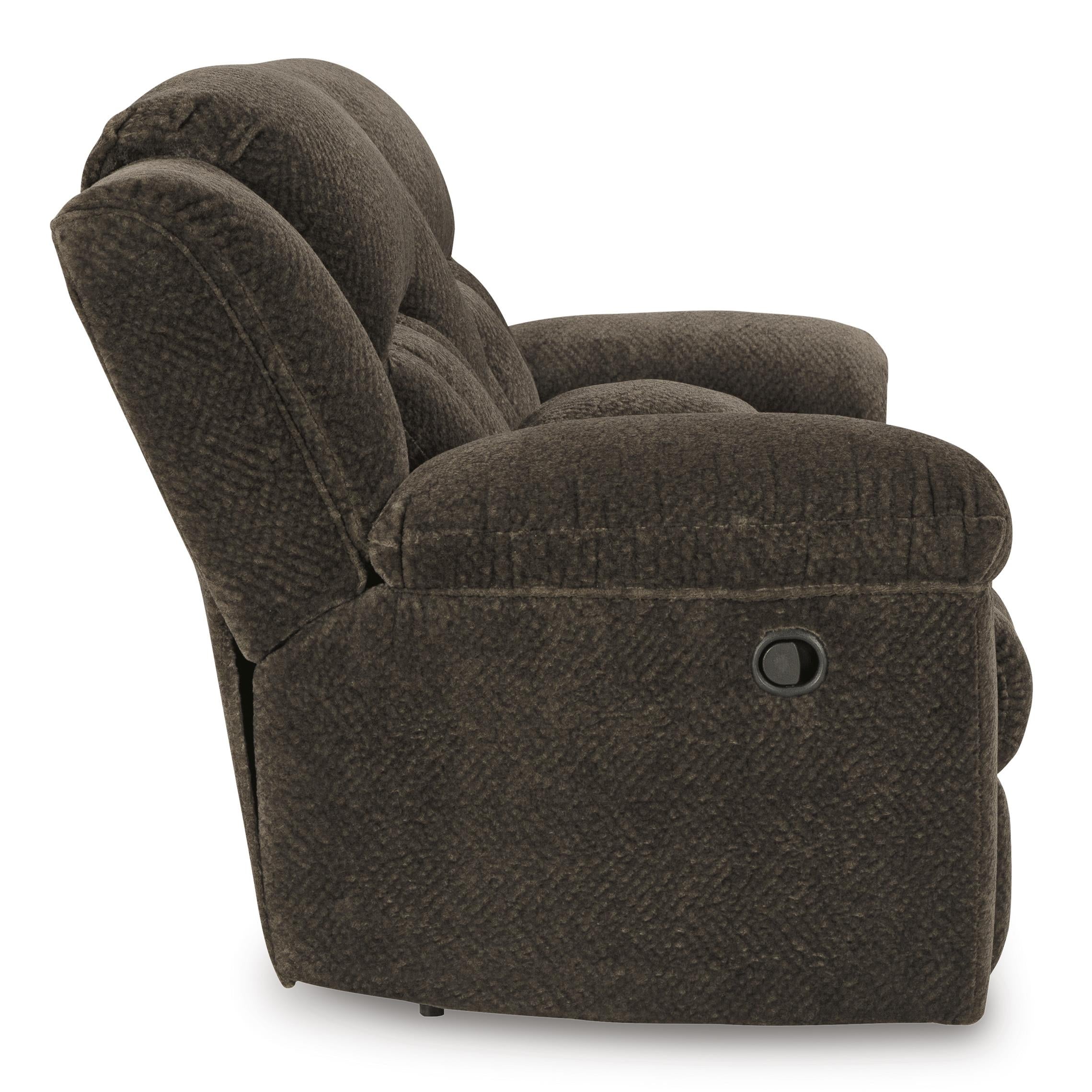  Manufacturer Color_Chocolate --  Frohn 3740794 Double Reclining Loveseat with Console IMAGE 4