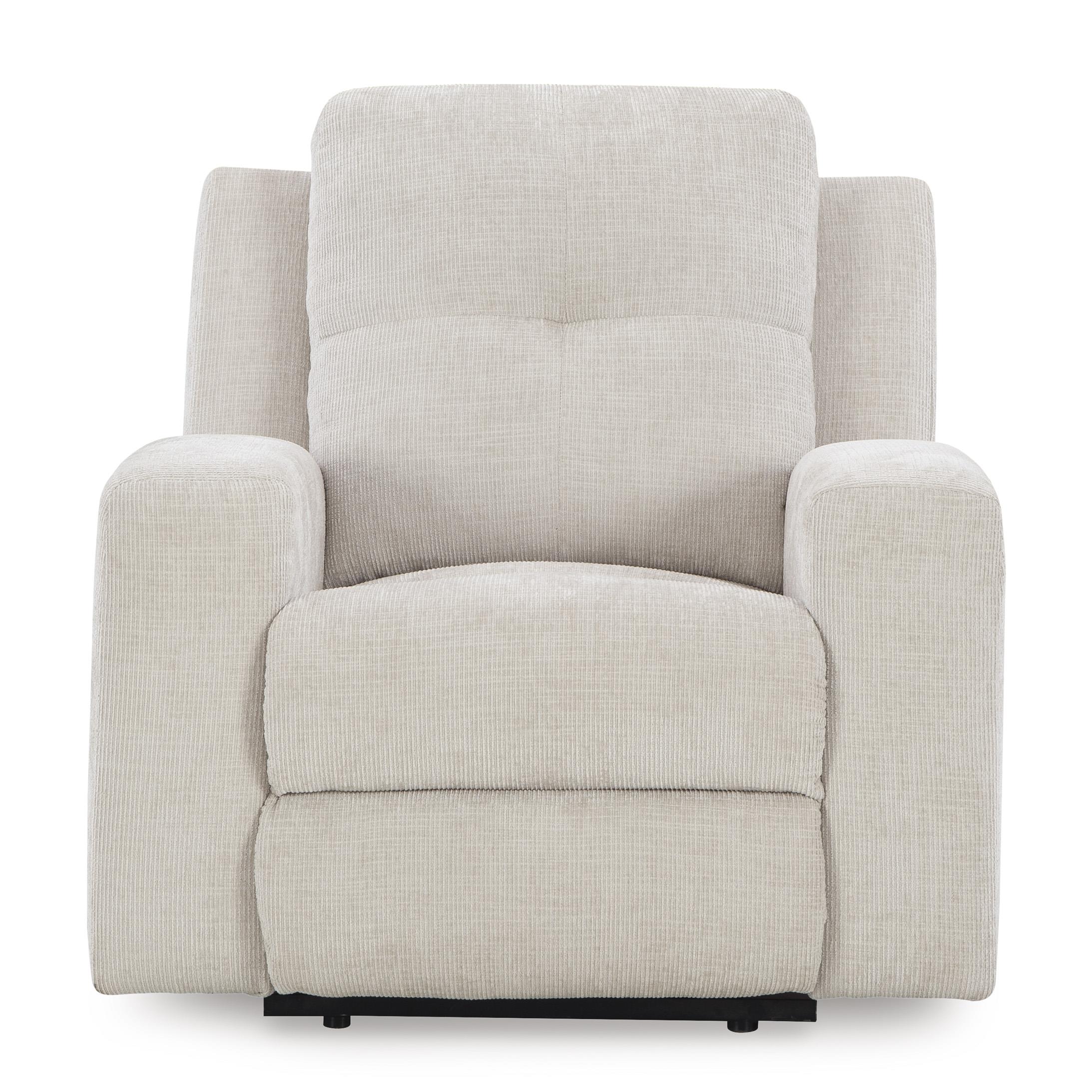  Manufacturer Color_Stone --  Signature Design by Ashley Danum Fabric Recliner with Wall Recline IMAGE 3